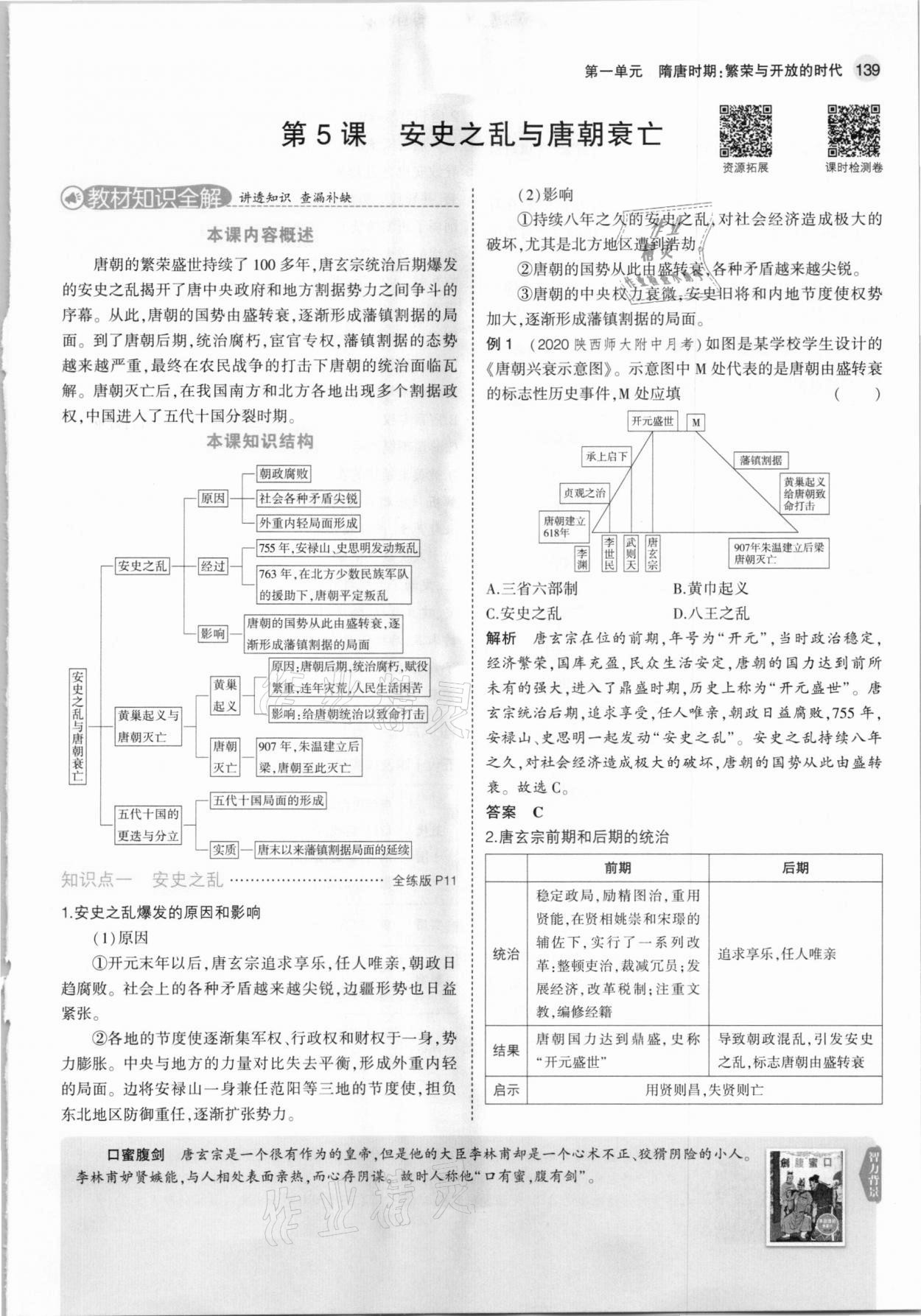 2021年教材課本七年級(jí)歷史下冊(cè)人教版 參考答案第13頁(yè)