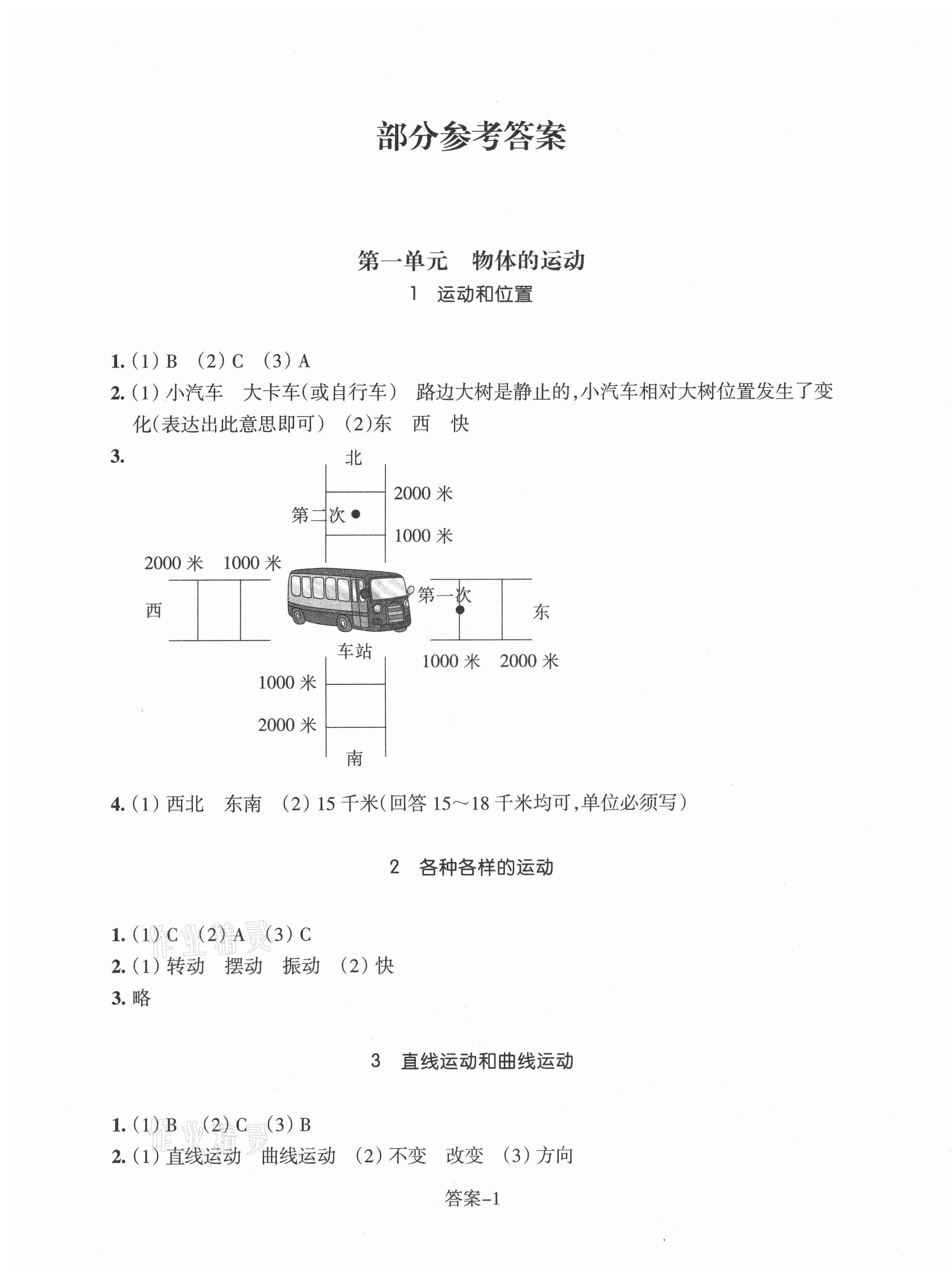 2021年每課一練小學科學三年級下冊教科版浙江少年兒童出版社 第1頁