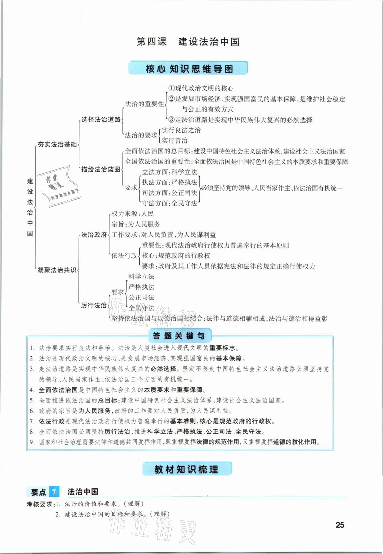 2021年一戰(zhàn)成名考前新方案道德與法治福建專版 參考答案第25頁