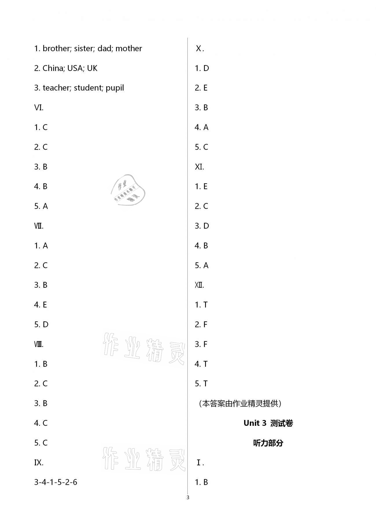 2021年學(xué)習(xí)之友三年級(jí)英語(yǔ)下冊(cè)人教版 參考答案第3頁(yè)