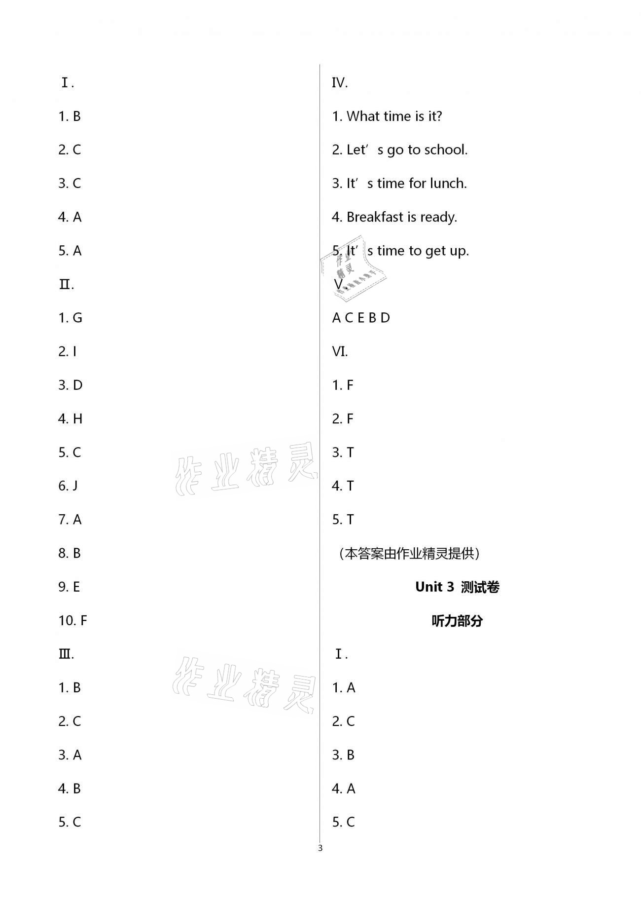 2021年學(xué)習(xí)之友四年級(jí)英語下冊(cè)人教版 參考答案第3頁