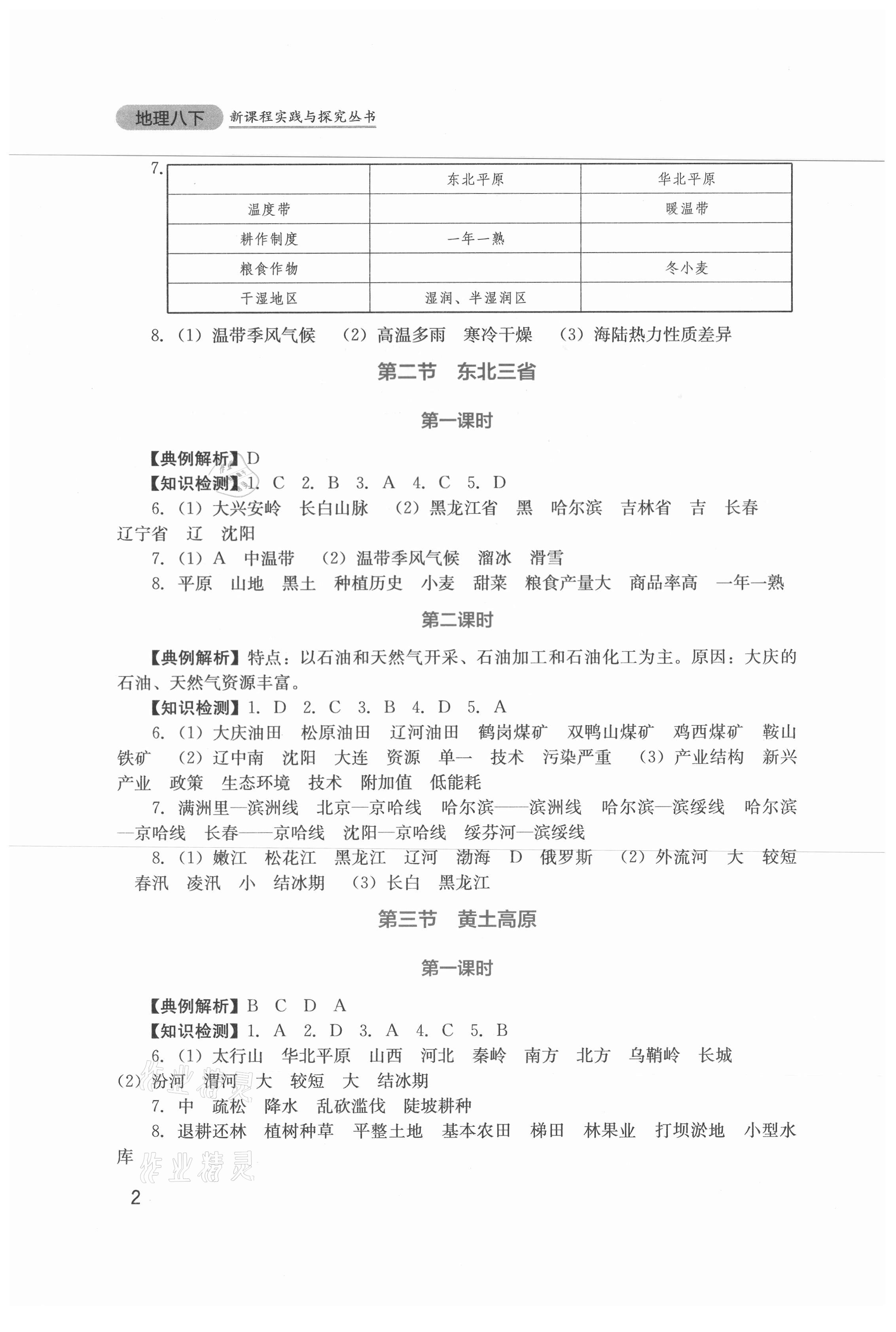 2021年新课程实践与探究丛书八年级地理下册商务星球版 第2页