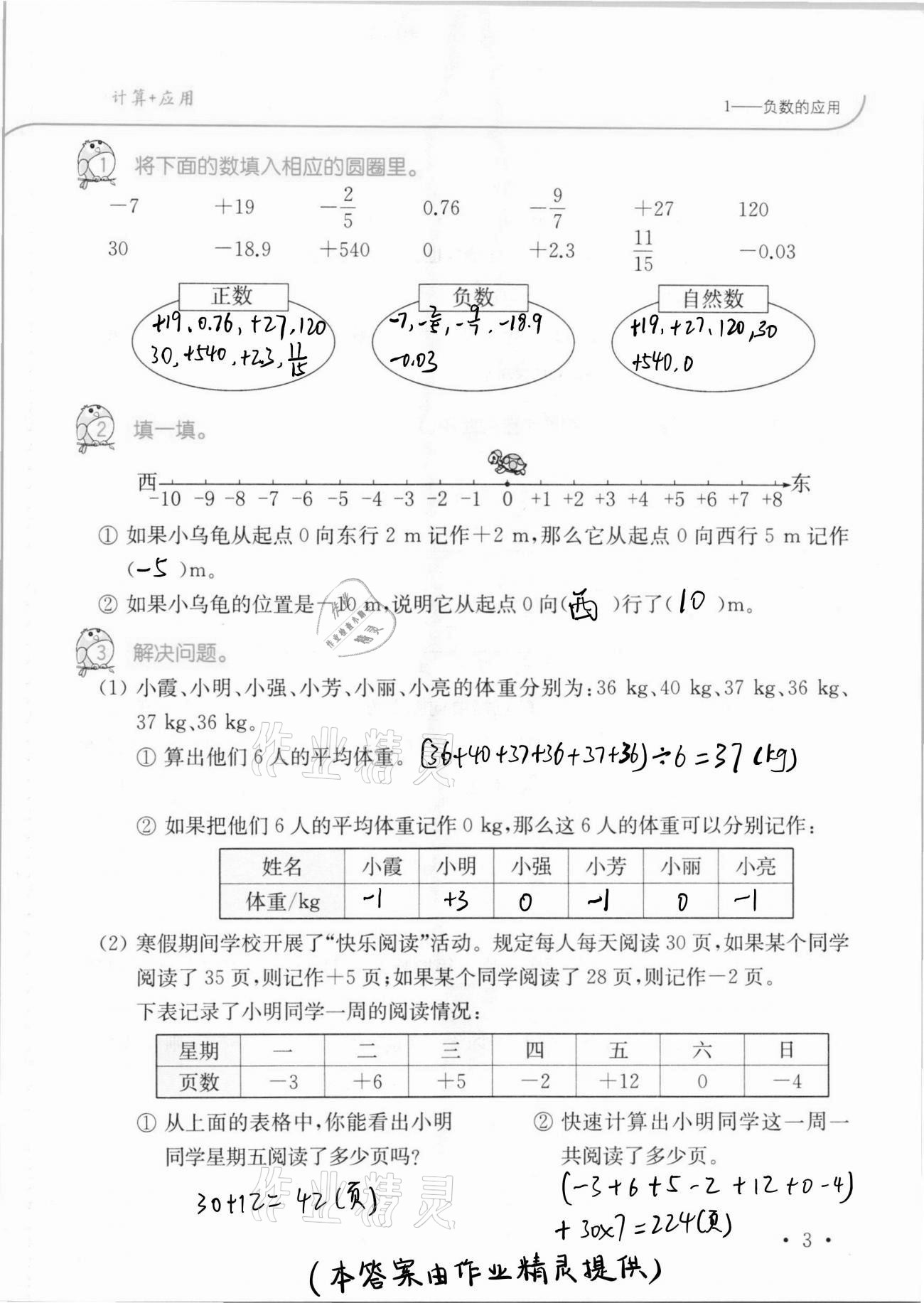 2021年口算題卡升級(jí)練六年級(jí)數(shù)學(xué)下冊(cè)人教版 第3頁(yè)