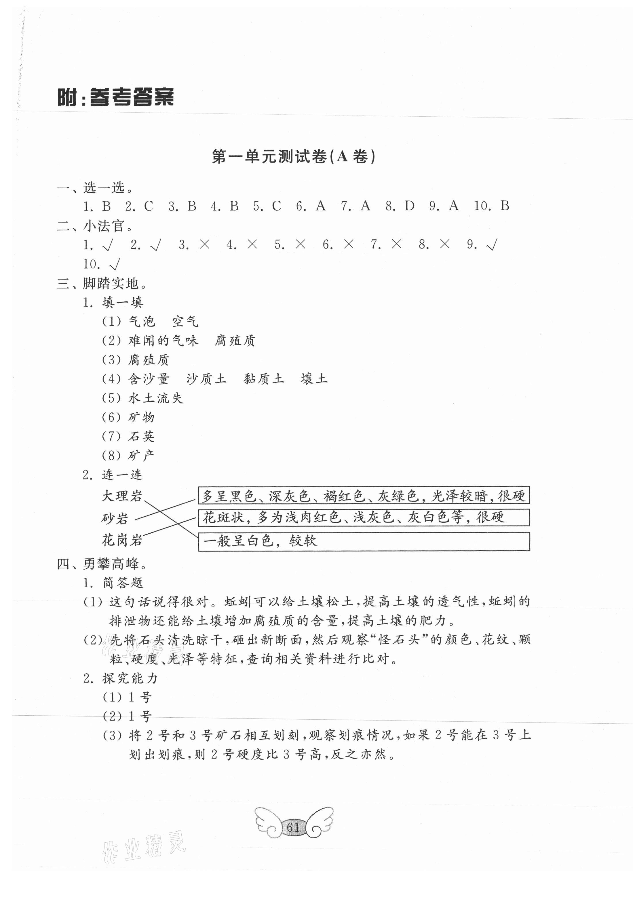 2021年小學(xué)基礎(chǔ)訓(xùn)練三年級科學(xué)下冊魯教版54制山東教育出版社 第4頁