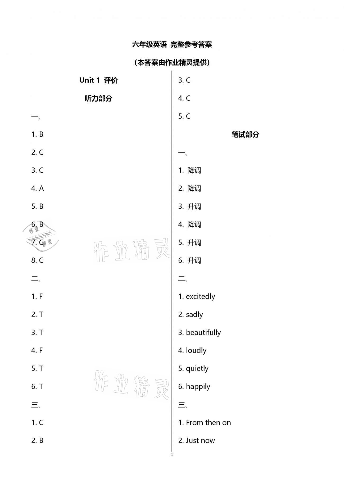 2021年綠色指標(biāo)自我提升六年級(jí)英語(yǔ)下冊(cè)譯林版 第1頁(yè)