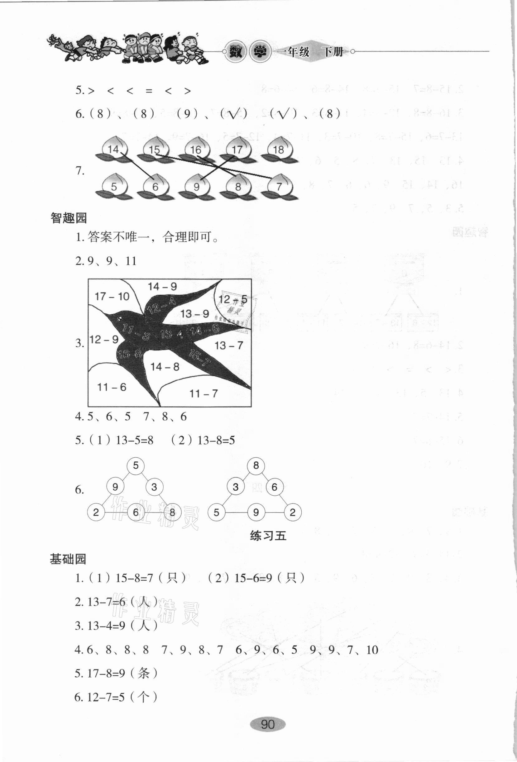 2021年小學(xué)基礎(chǔ)訓(xùn)練一年級數(shù)學(xué)下冊人教版山東教育出版社 第4頁