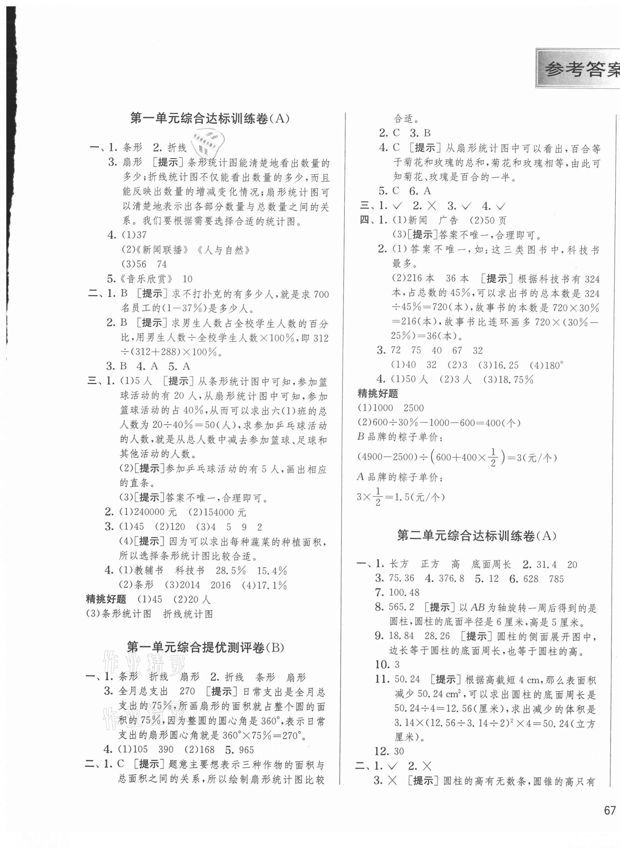 2021年實驗班提優(yōu)大考卷六年級數(shù)學(xué)下冊蘇教版江蘇專版 第1頁