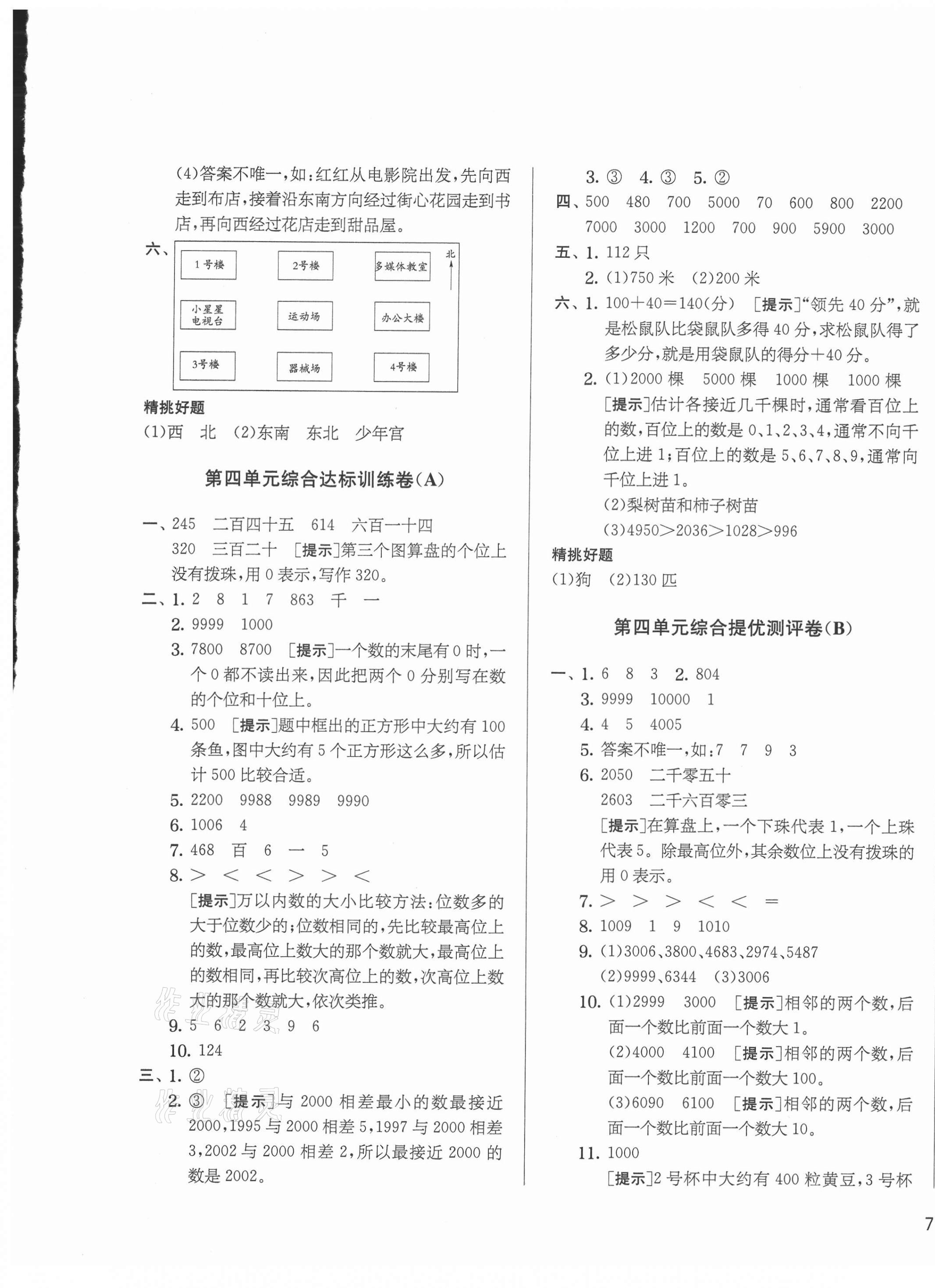 2021年實(shí)驗(yàn)班提優(yōu)大考卷二年級(jí)數(shù)學(xué)下冊(cè)蘇教版江蘇專版 第5頁(yè)