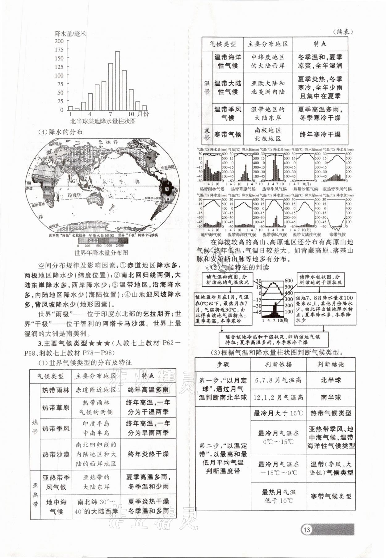 2021年聚焦中考地理福建专版 参考答案第13页