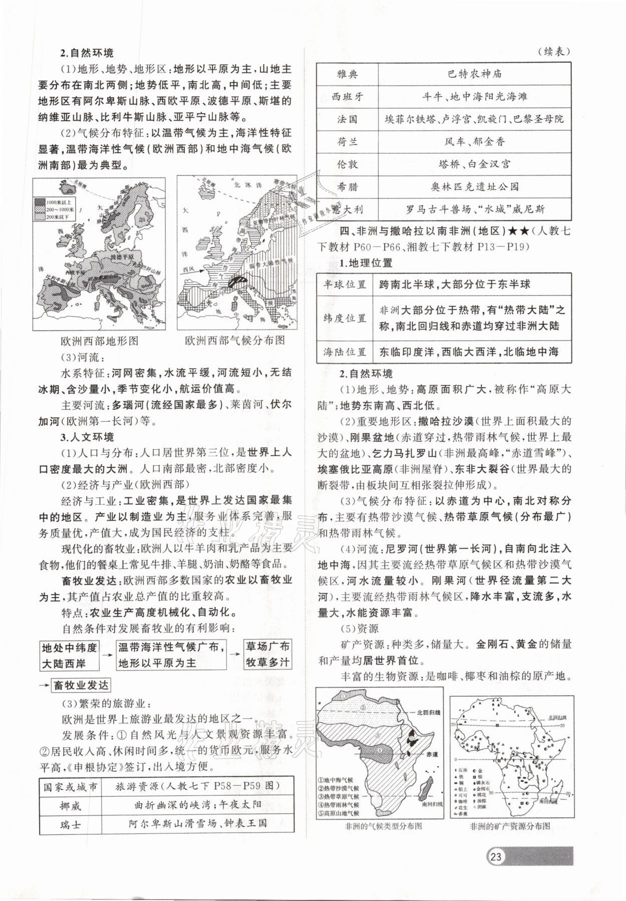 2021年聚焦中考地理福建專(zhuān)版 參考答案第23頁(yè)