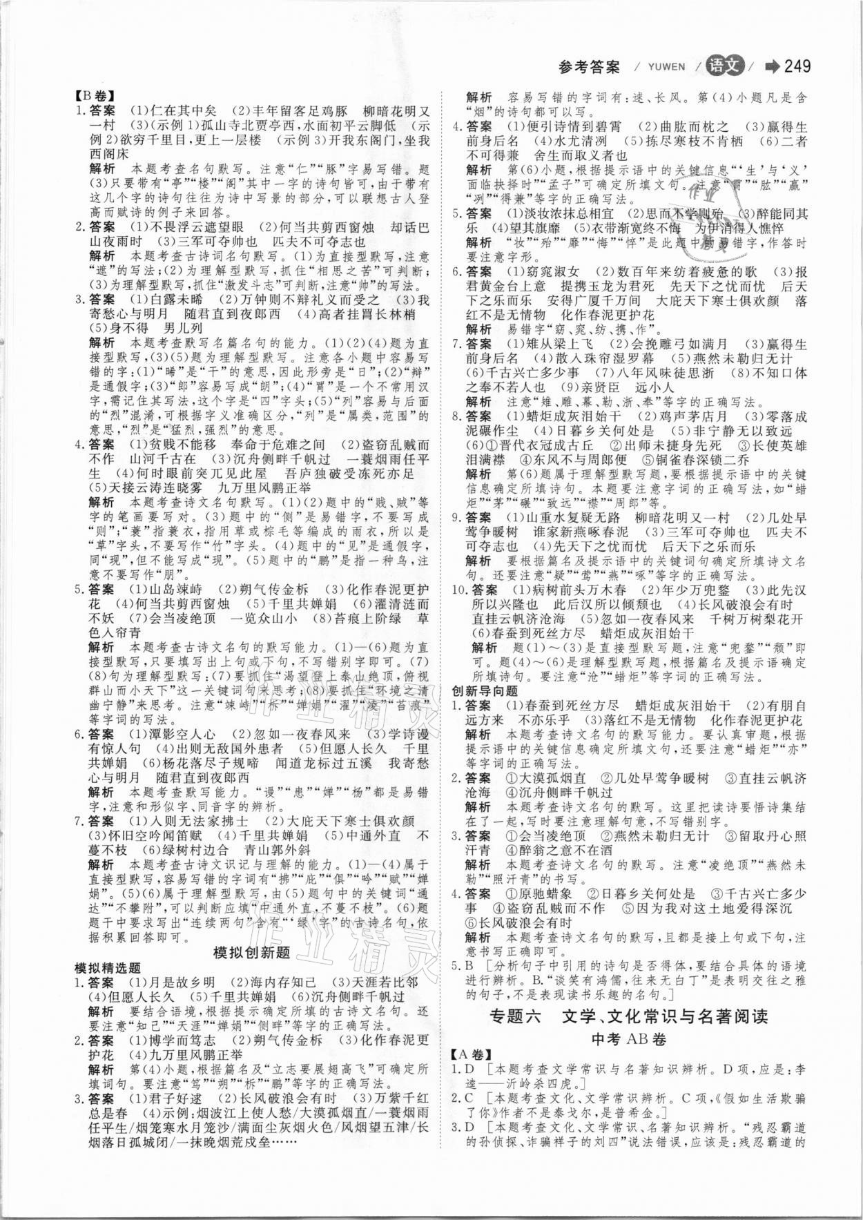 2021年大中考语文 第7页