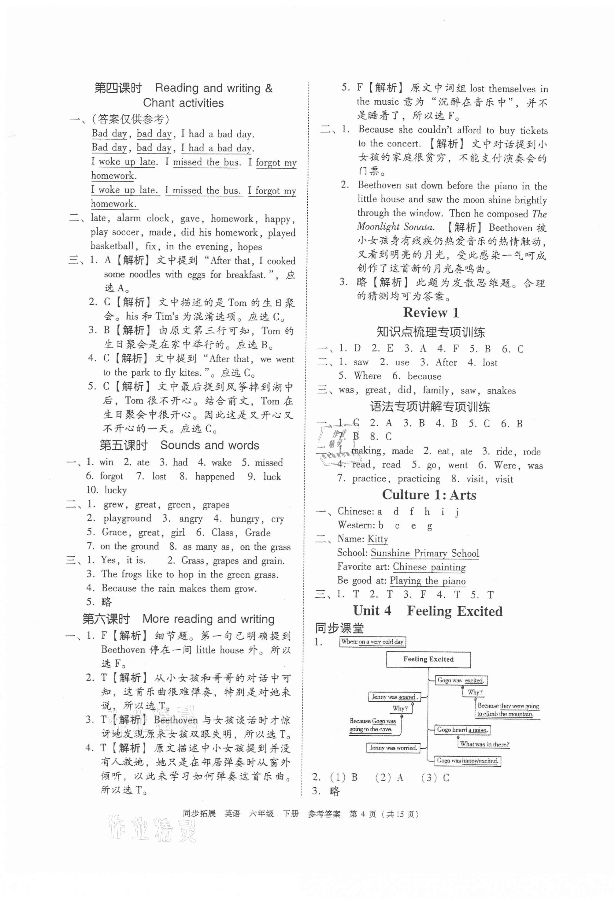 2021年同步拓展六年級英語下冊粵人版中山專版 第4頁