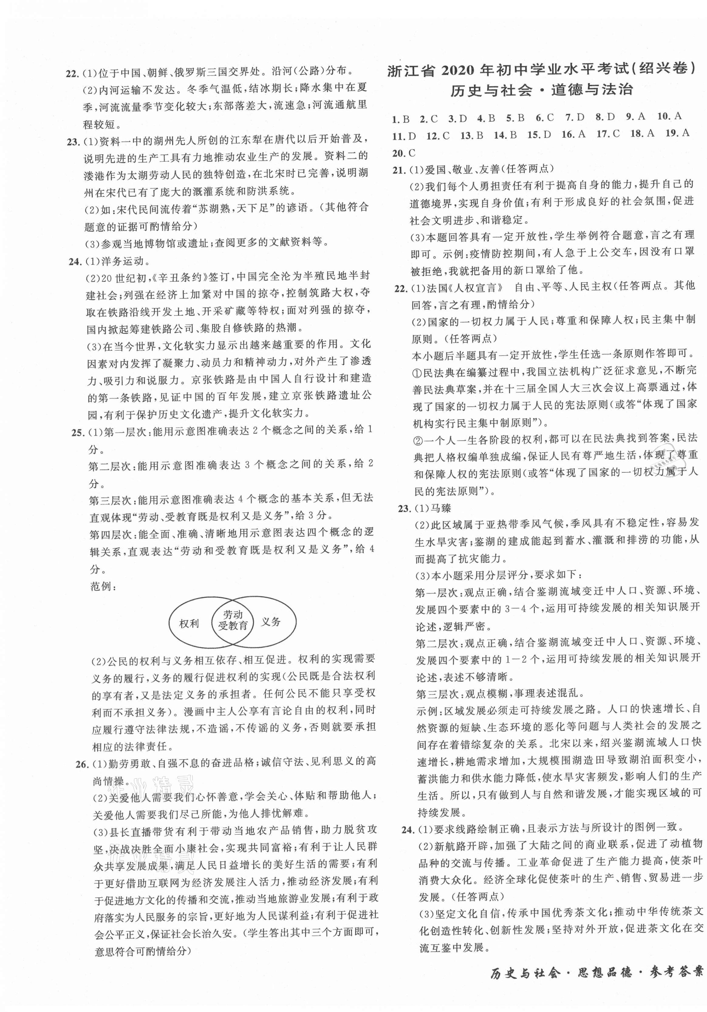 2021年3年中考試卷匯編中考考什么歷史 第3頁