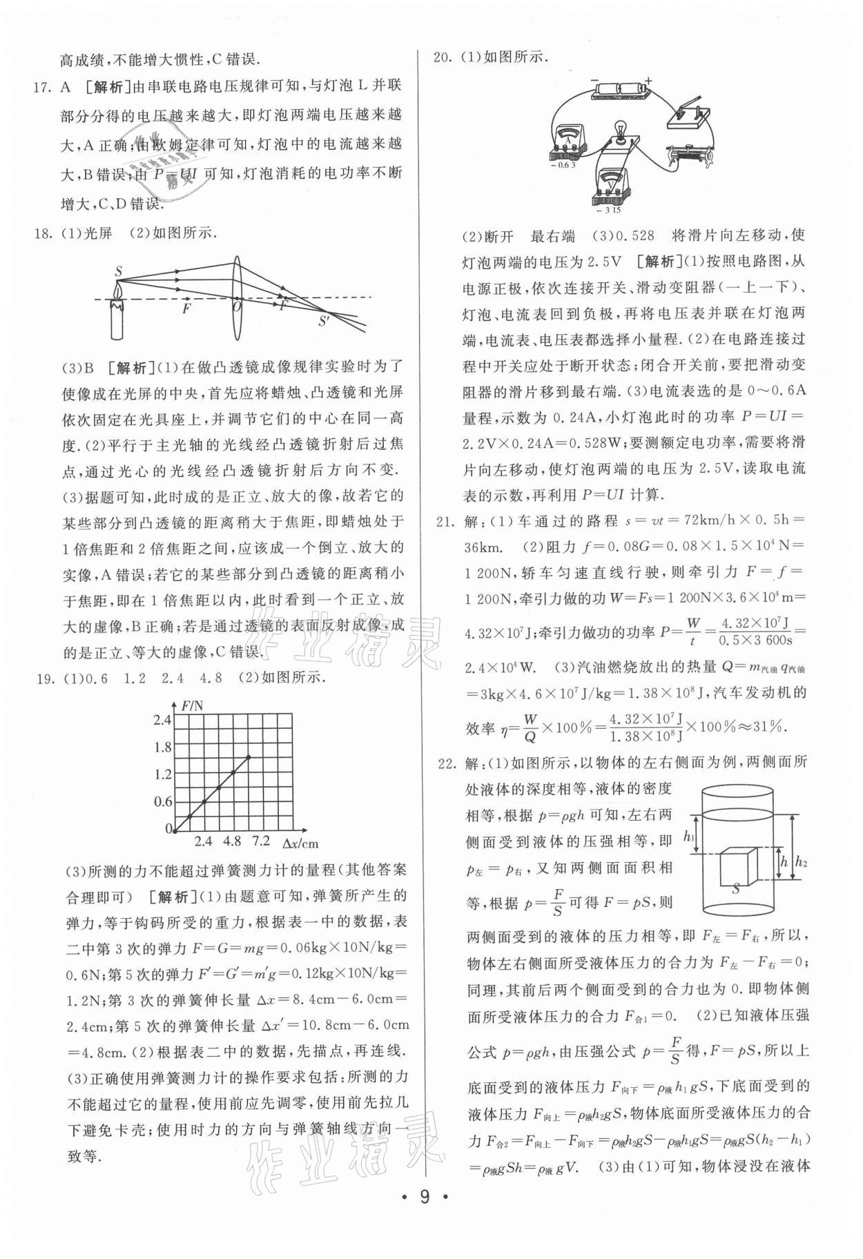 2021年神龍牛皮卷直通中考物理安徽專(zhuān)版 第9頁(yè)