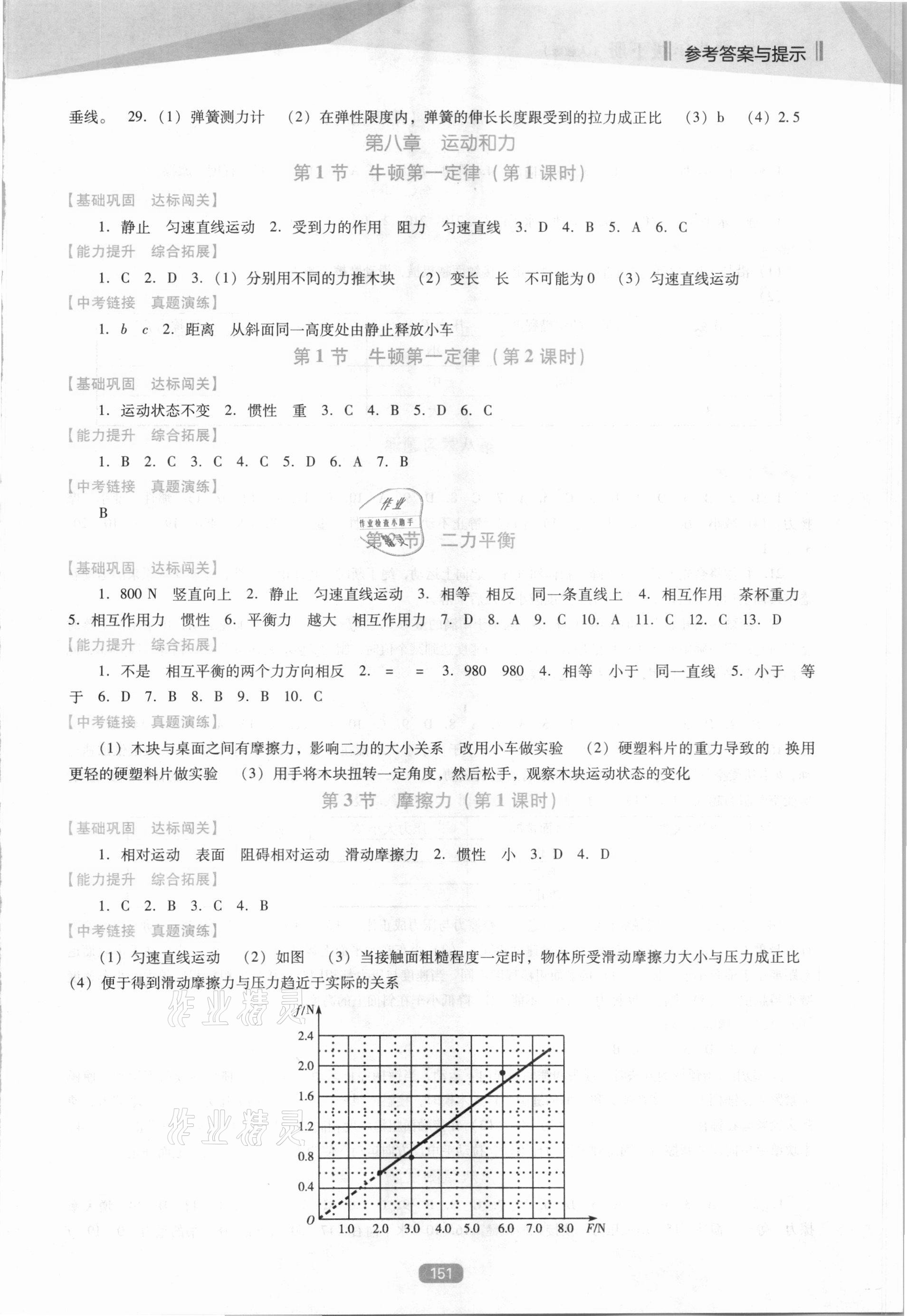 2021年新课程能力培养八年级物理下册人教版D版 第3页