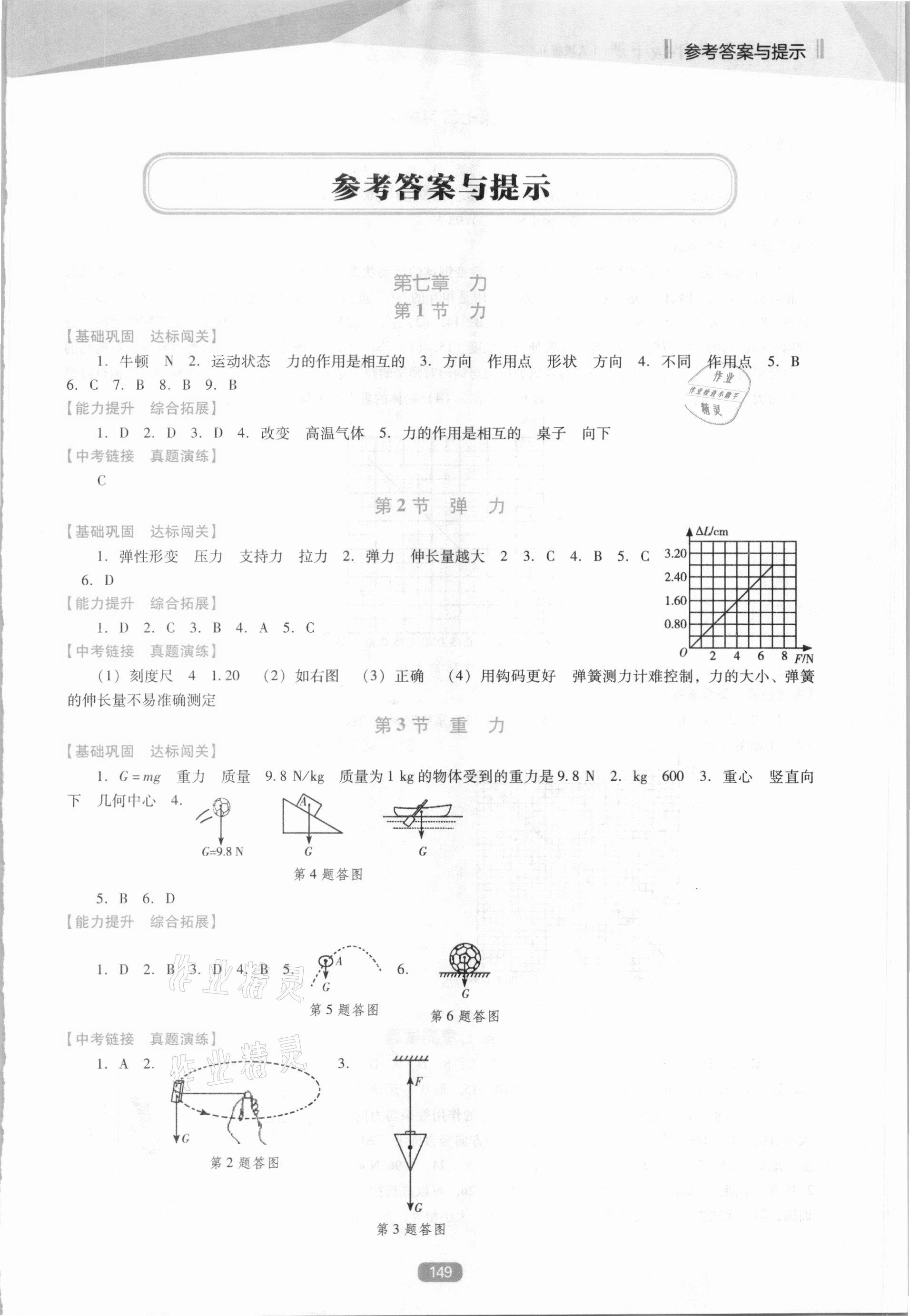 2021年新课程能力培养八年级物理下册人教版D版 第1页