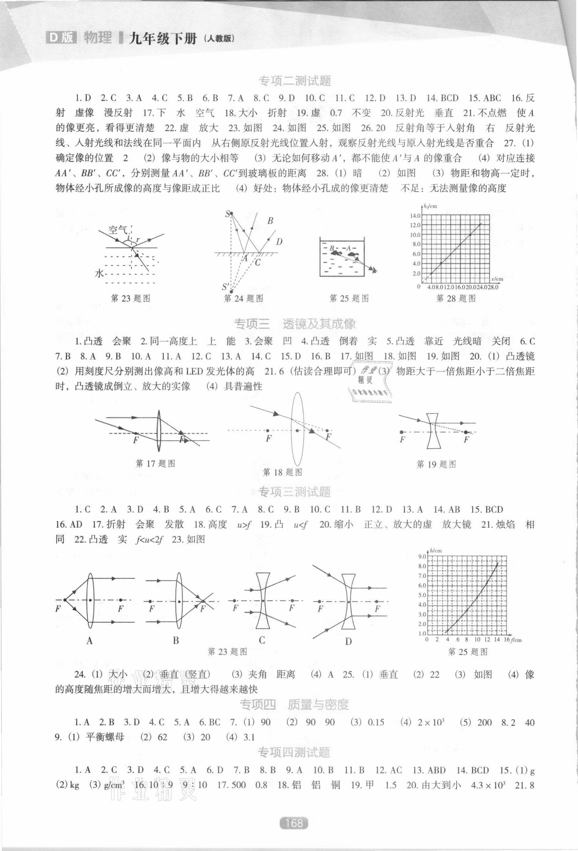 2021年新課程能力培養(yǎng)九年級(jí)物理下冊(cè)人教版D版 參考答案第2頁(yè)