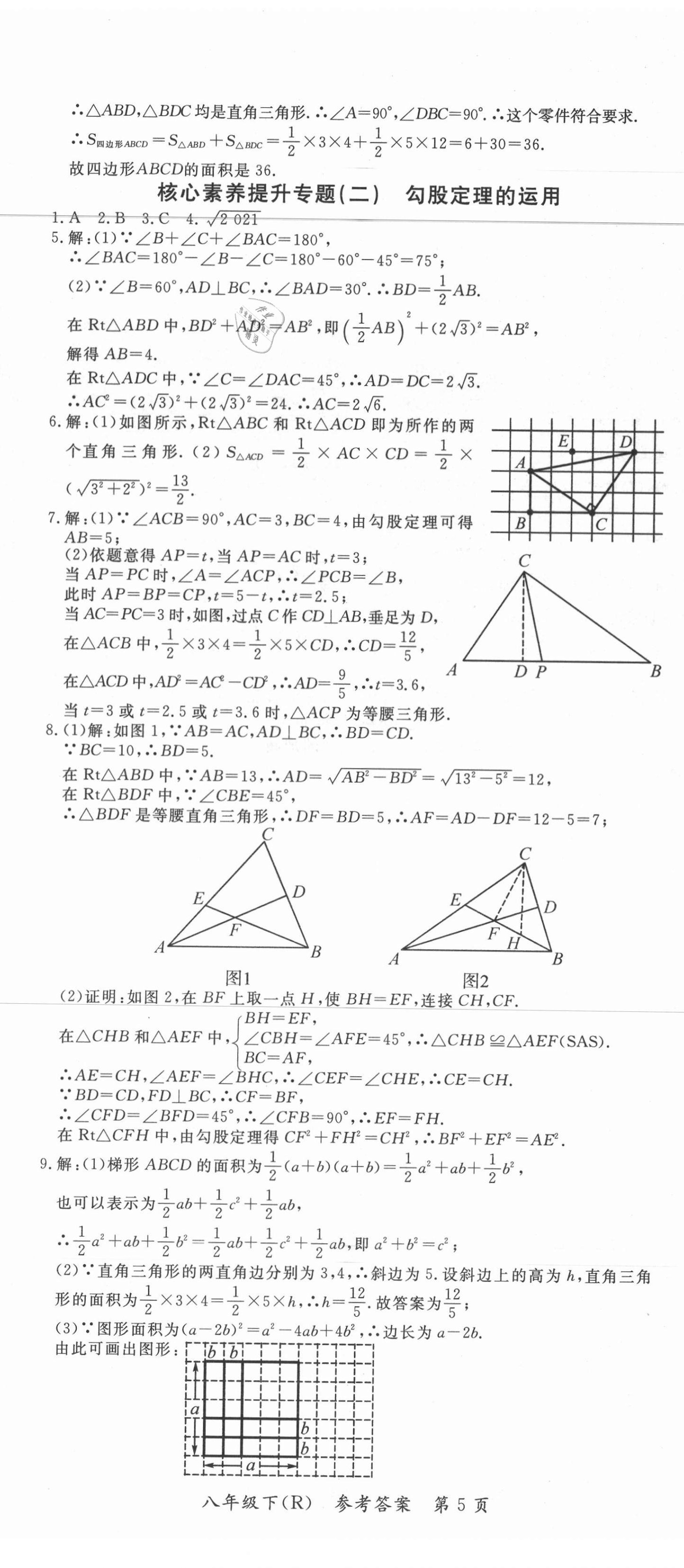 2021年名師點睛學(xué)練考八年級數(shù)學(xué)下冊人教版 第5頁