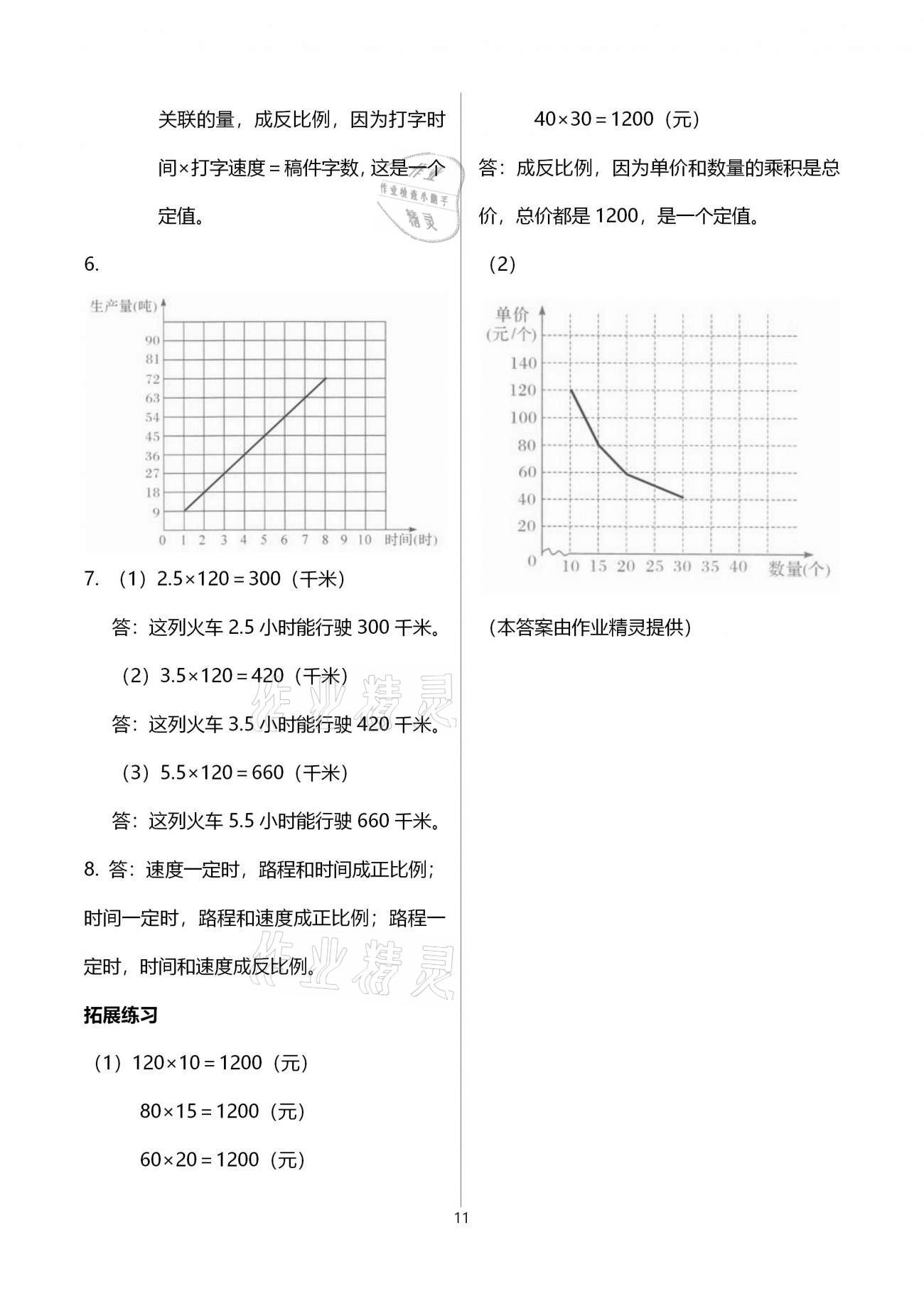 2021年同步練習冊六年級數(shù)學下冊冀教版廣西專版河北教育出版社 第11頁