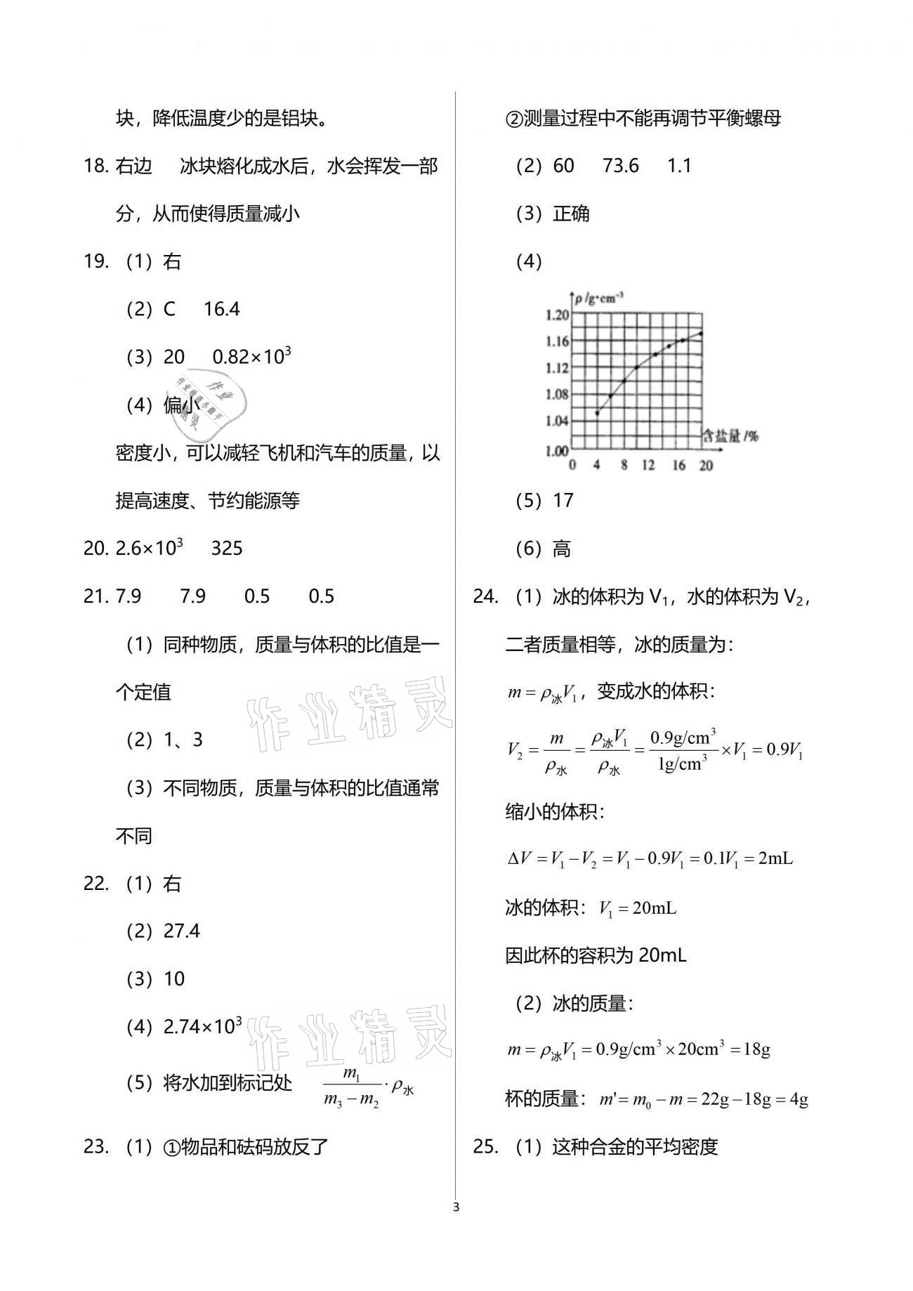 2021年綠色成長互動(dòng)空間配套練習(xí)八年級(jí)物理下冊(cè)蘇科版 參考答案第3頁