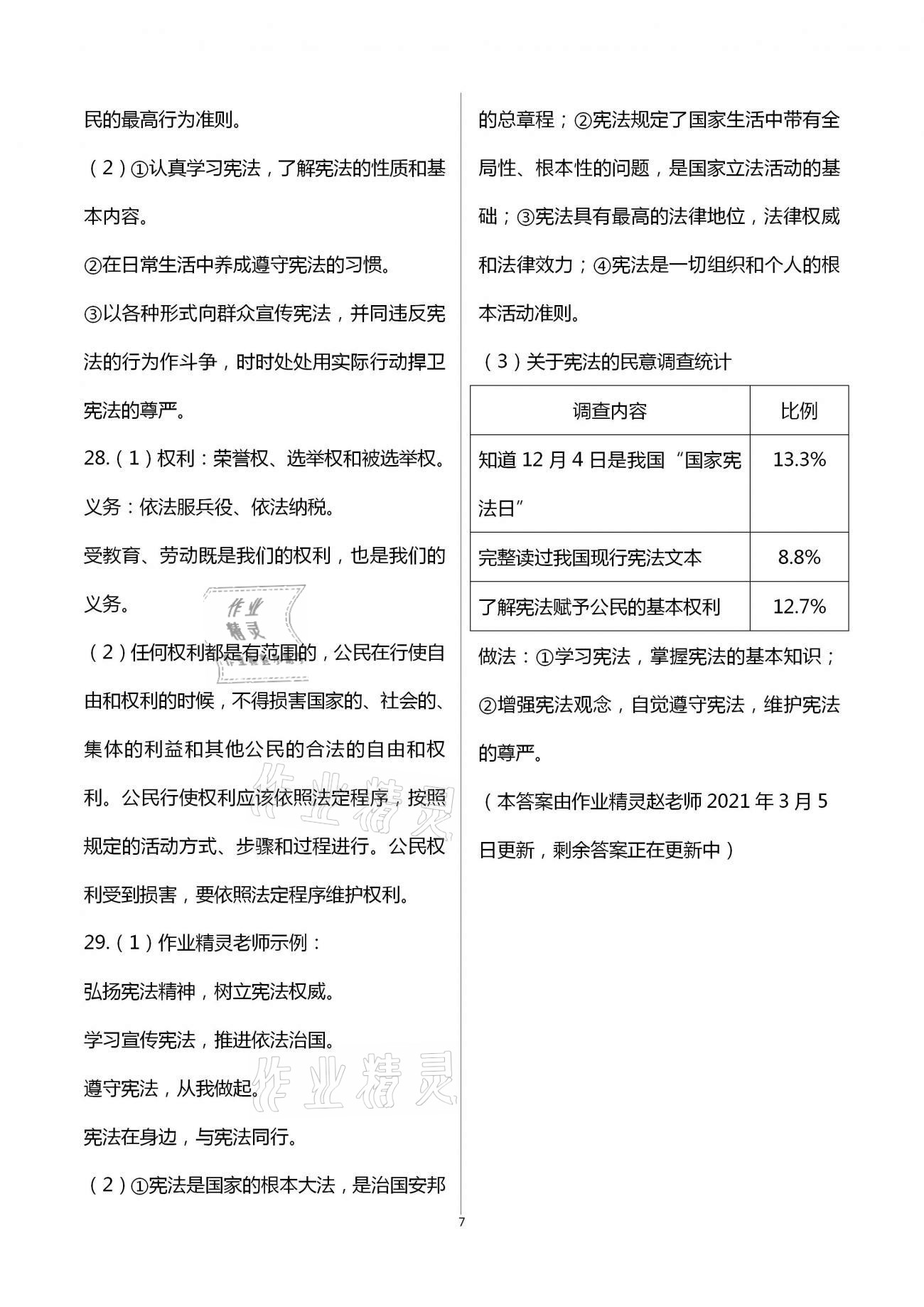 2021年陽光互動綠色成長空間八年級道德與法治下冊人教版提優(yōu)版 第7頁