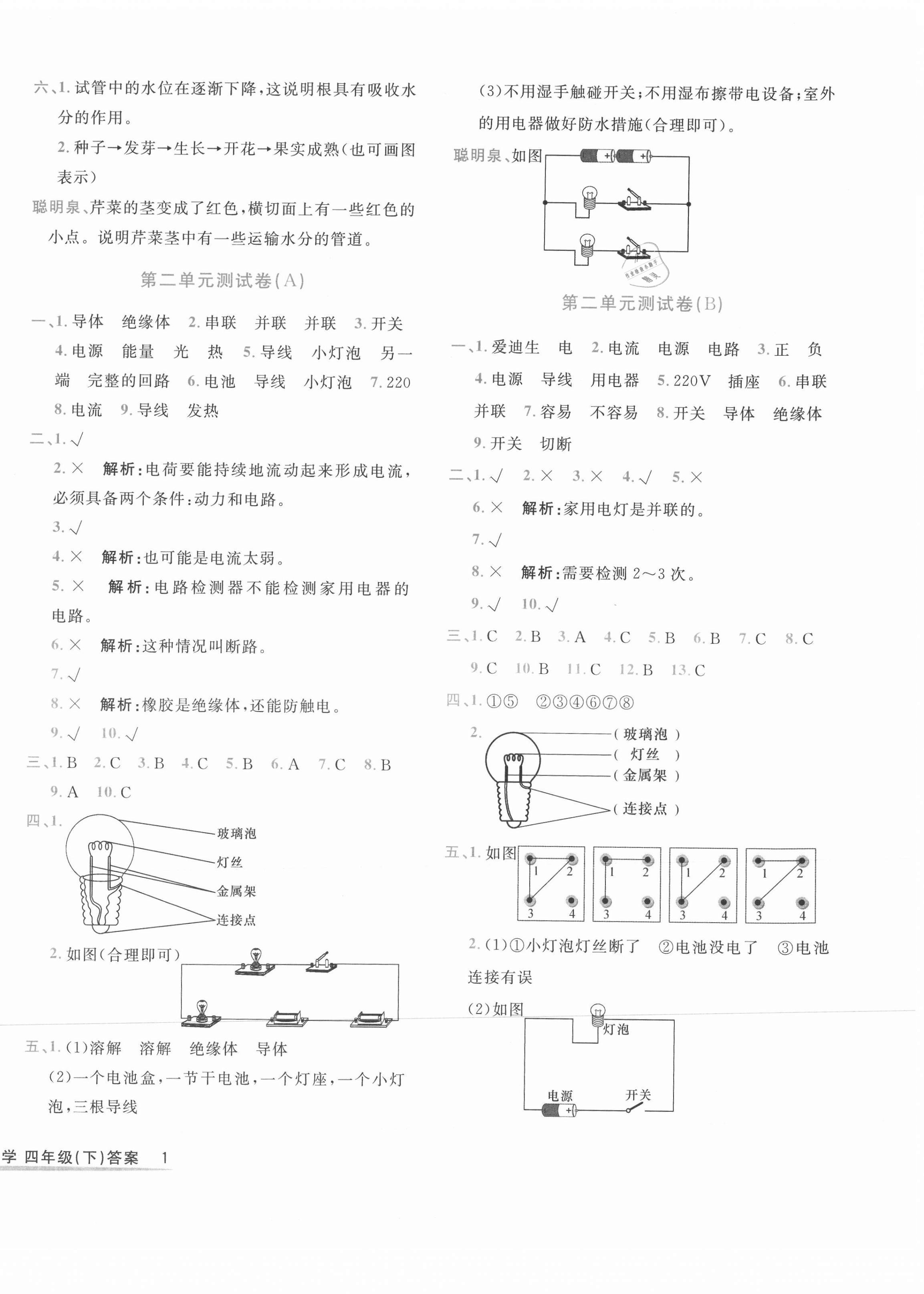 2021年浙江小狀元四年級科學下冊教科版 第2頁