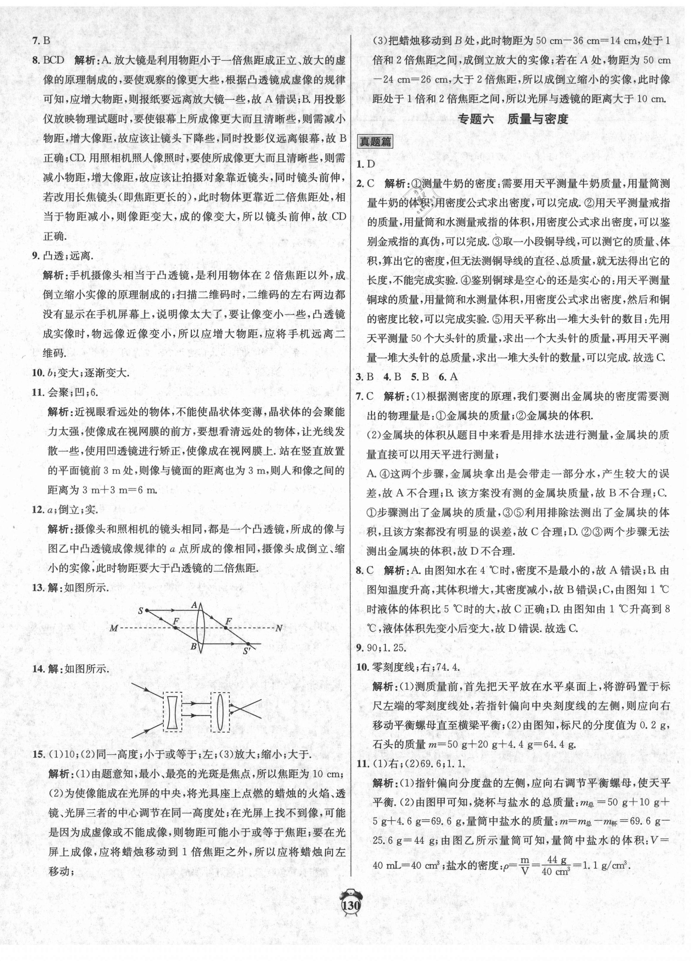 2021年專題分類卷中考金榜物理 第10頁