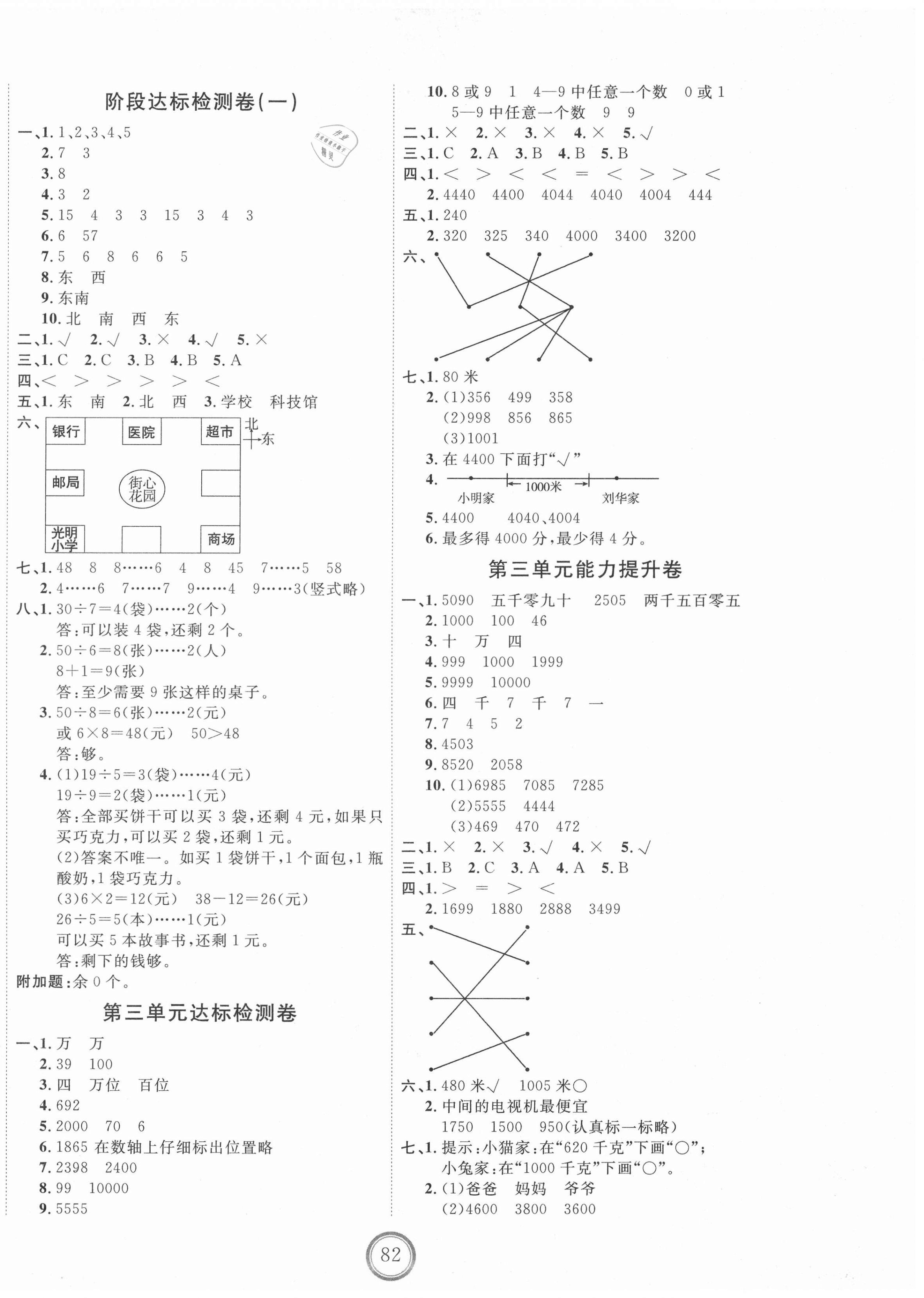 2021年優(yōu)加密卷二年級(jí)數(shù)學(xué)下冊(cè)北師大版 第2頁(yè)