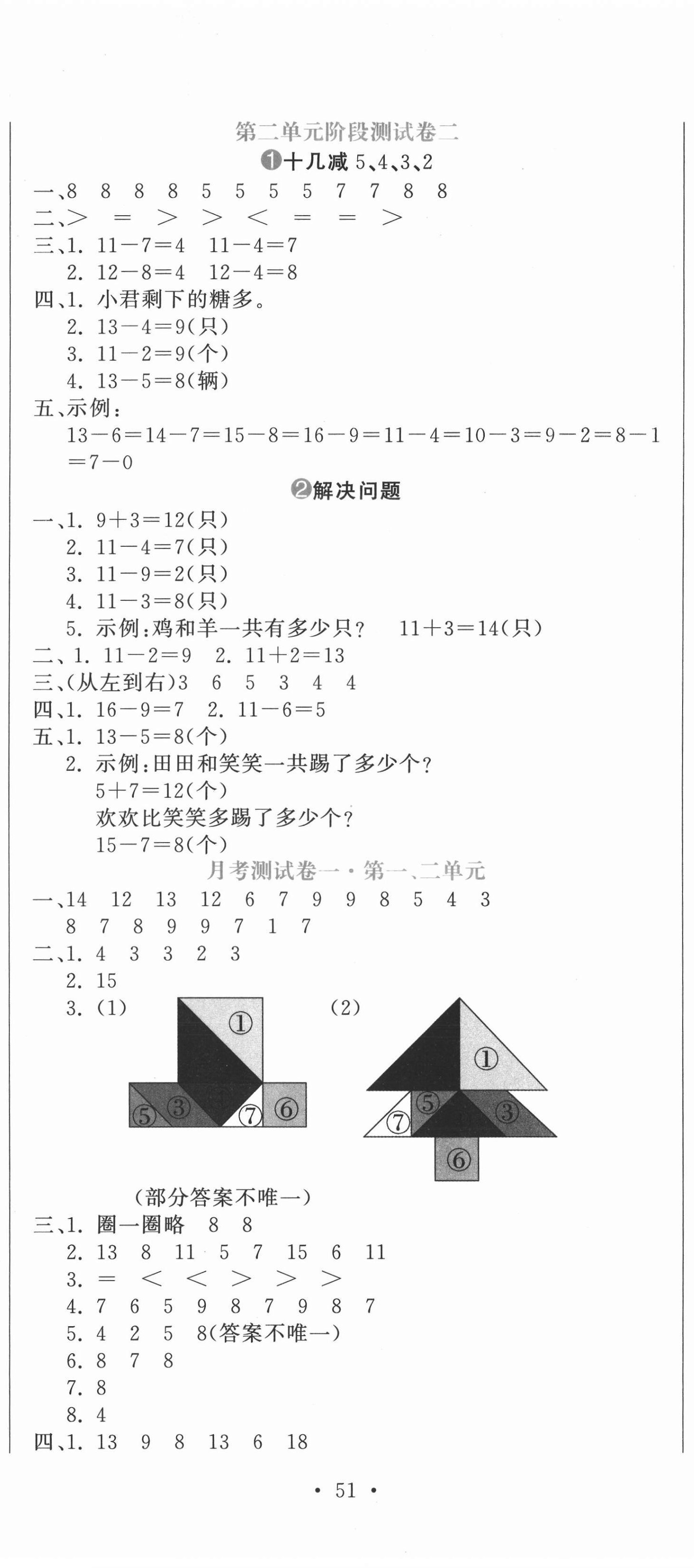 2021年提分教練一年級數(shù)學(xué)下冊人教版 第2頁