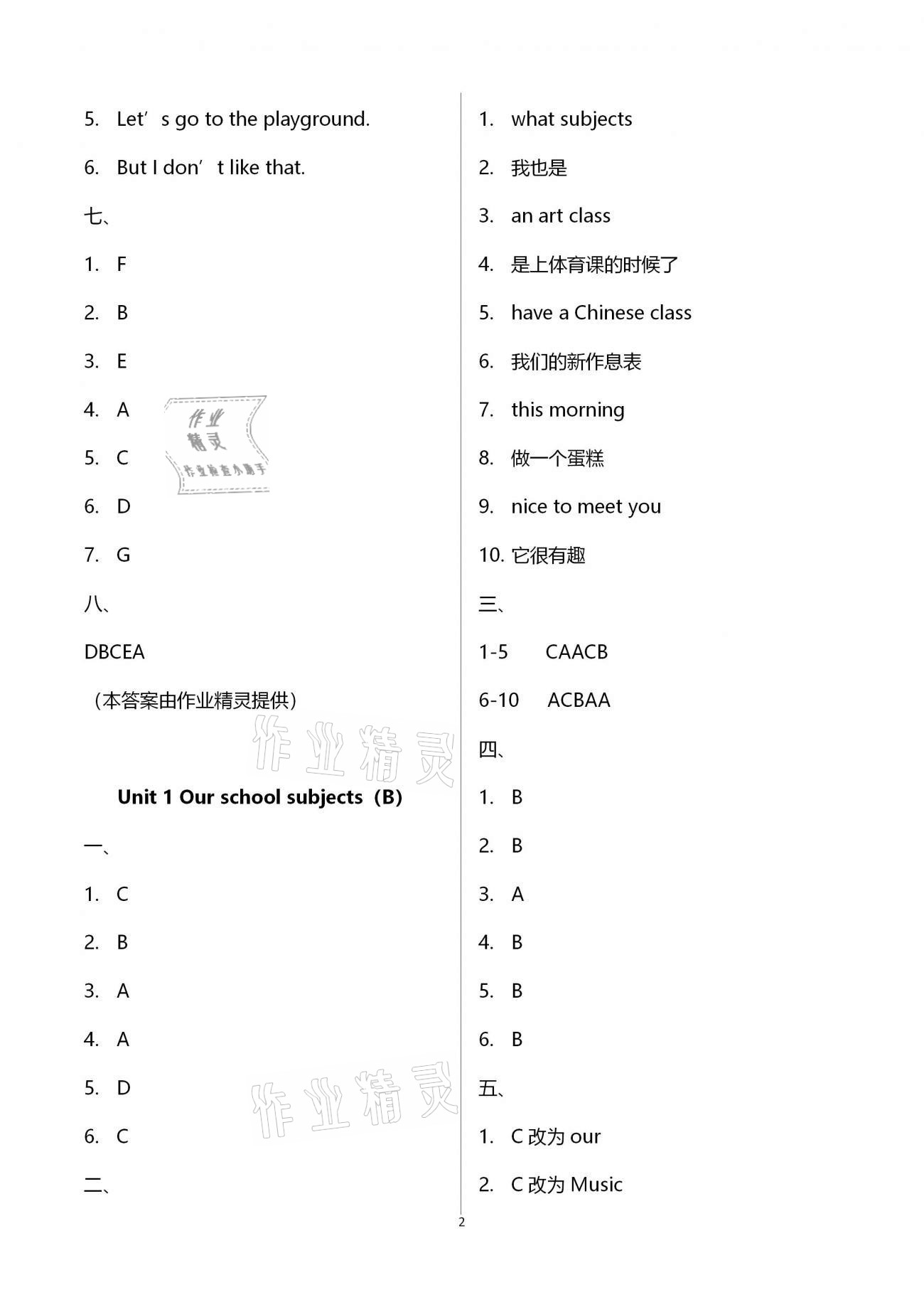 2021年歡樂校園成長大本營小學英語四年級下冊譯林版 第2頁