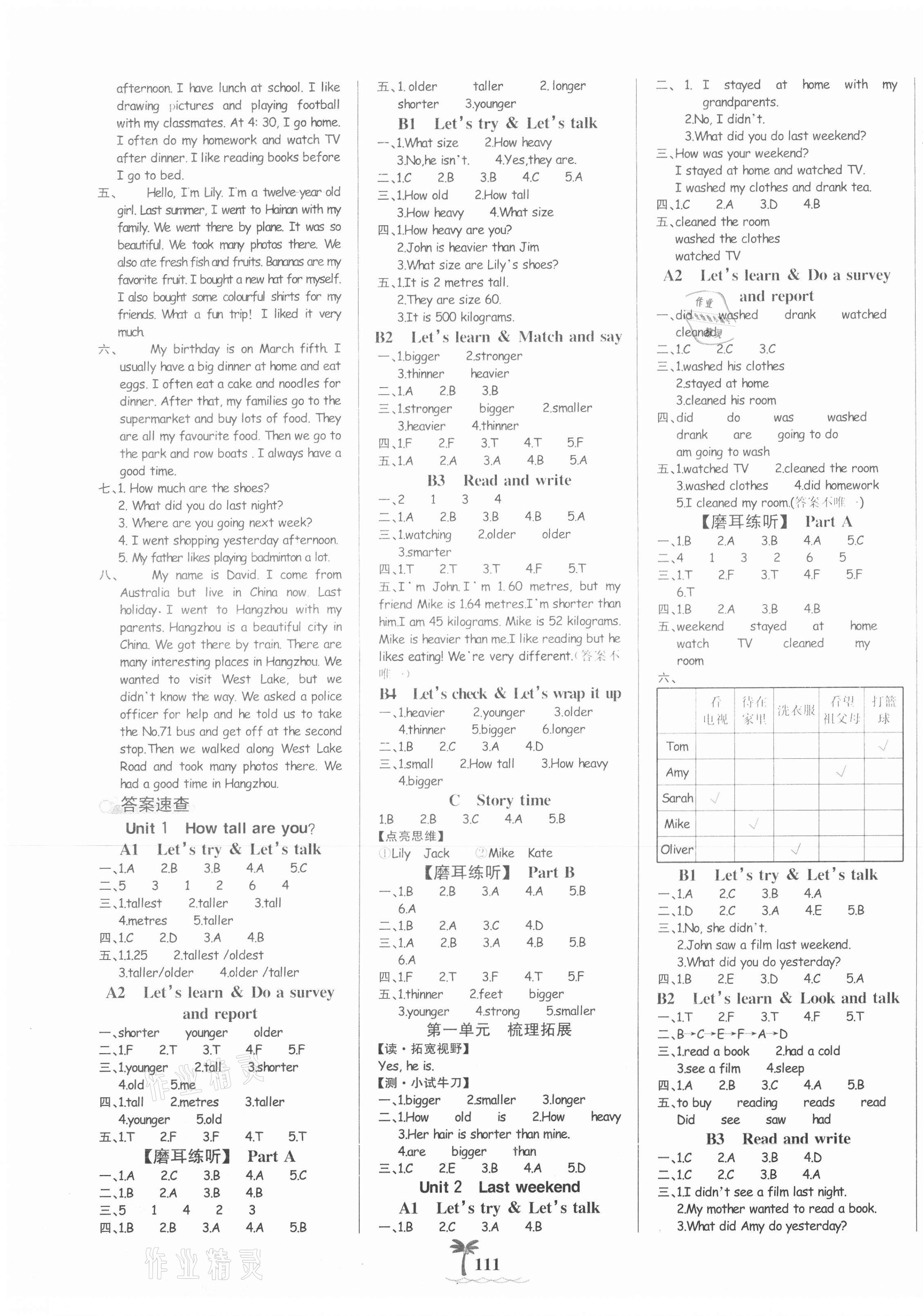 2021年世紀(jì)金榜金榜小博士六年級英語下冊人教版全彩版 第3頁