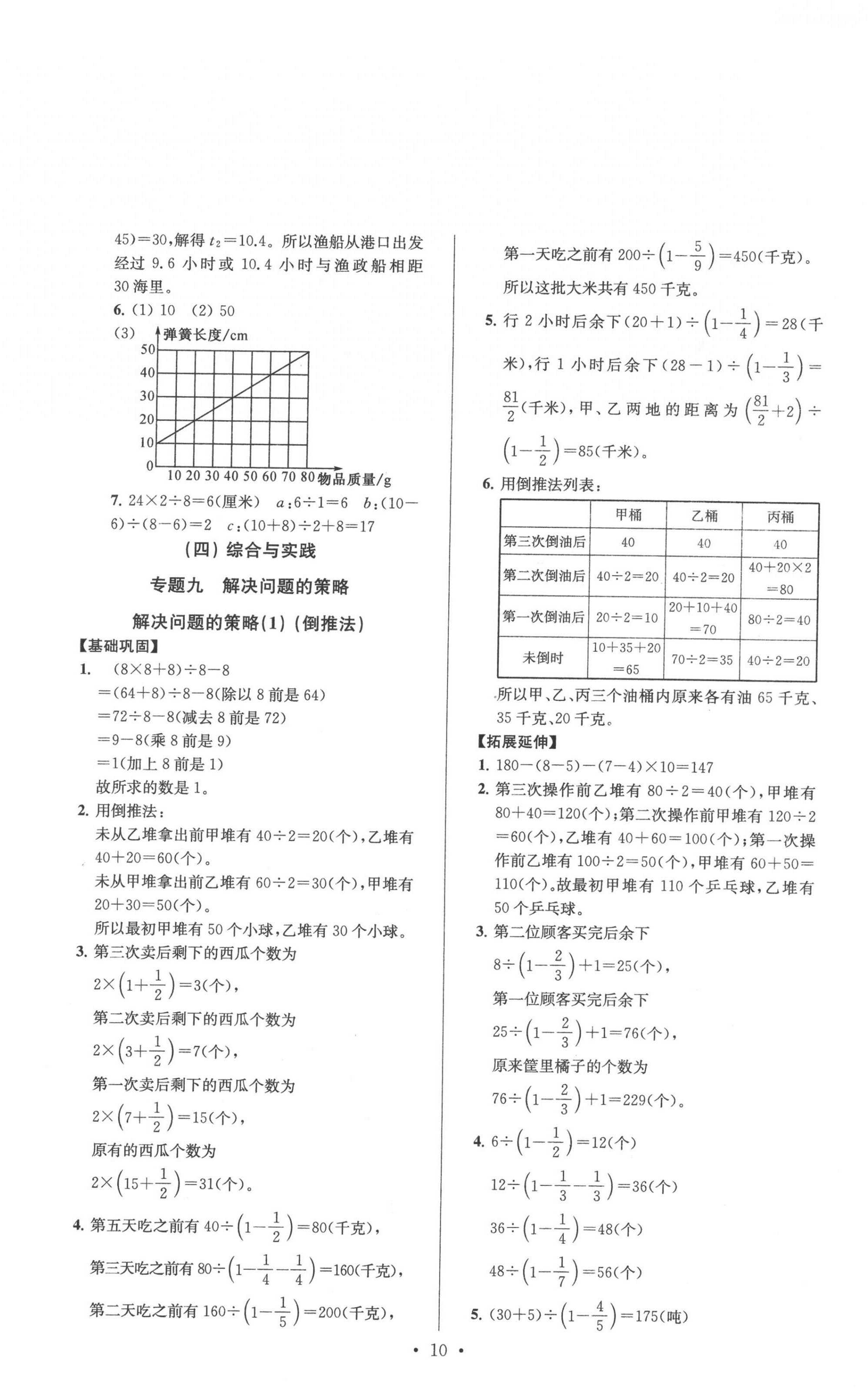 2021年自主創(chuàng)新作業(yè)小學(xué)畢業(yè)總復(fù)習(xí)一本通數(shù)學(xué)淮安專版 第10頁