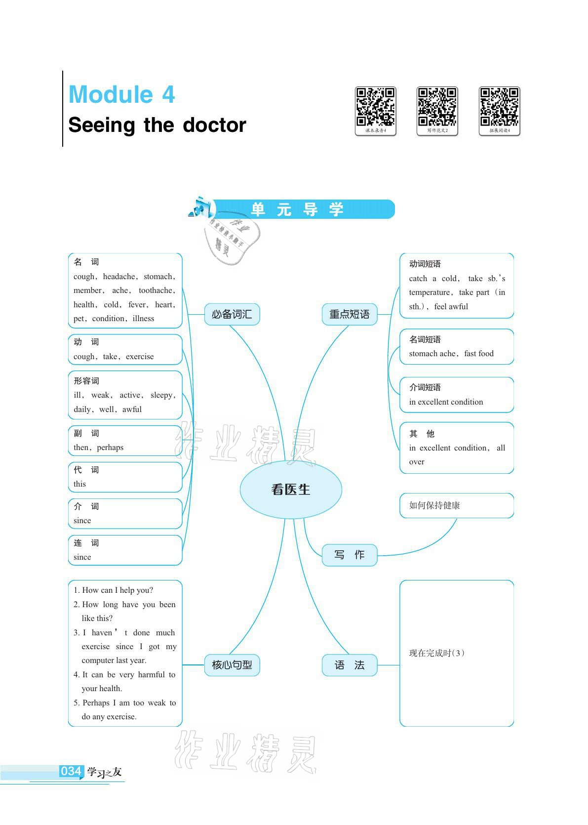 2021年學(xué)習(xí)之友八年級英語下冊外研版 參考答案第34頁