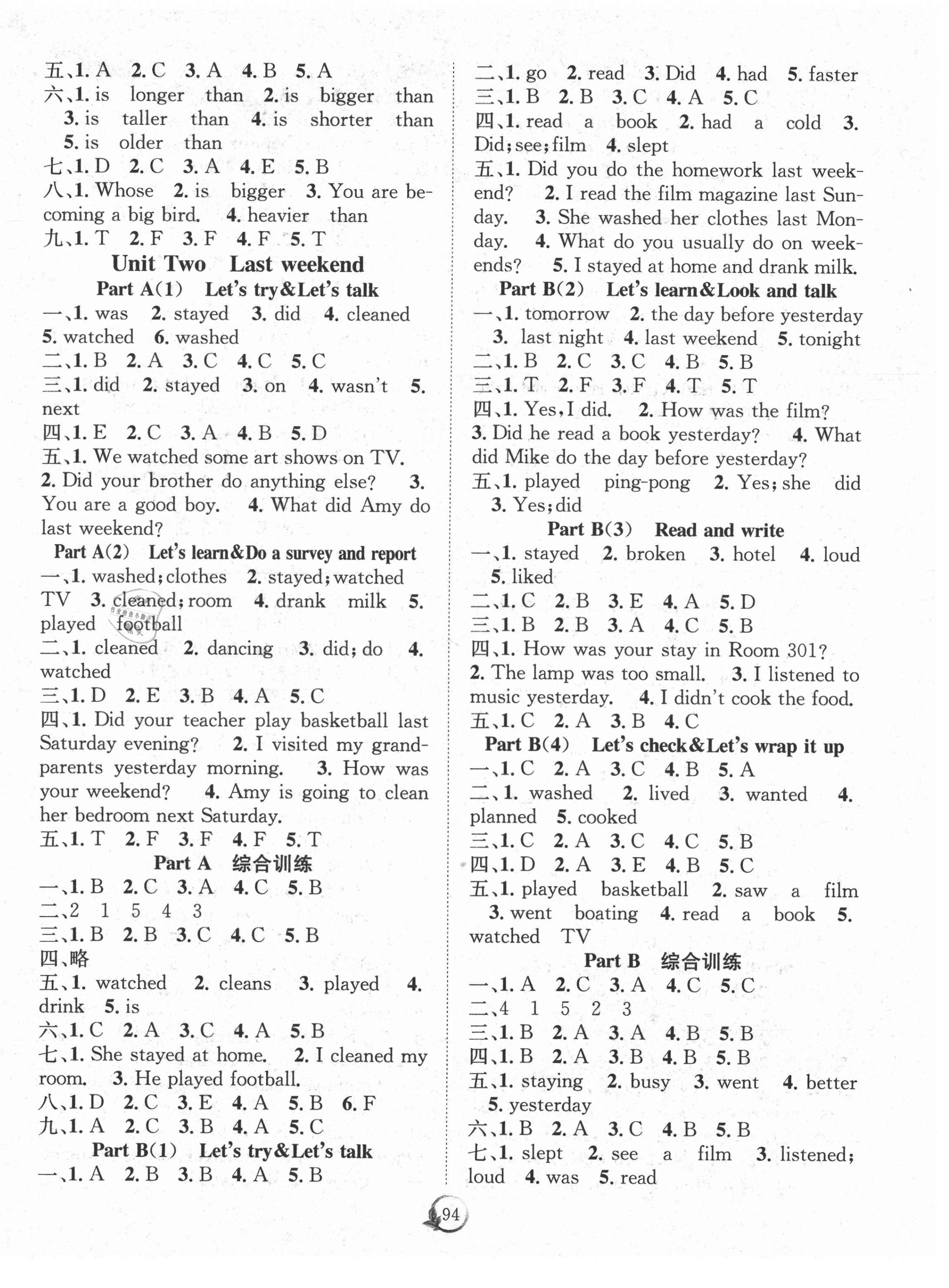 2021年優(yōu)質(zhì)課堂快樂(lè)成長(zhǎng)六年級(jí)英語(yǔ)下冊(cè)人教版 第2頁(yè)