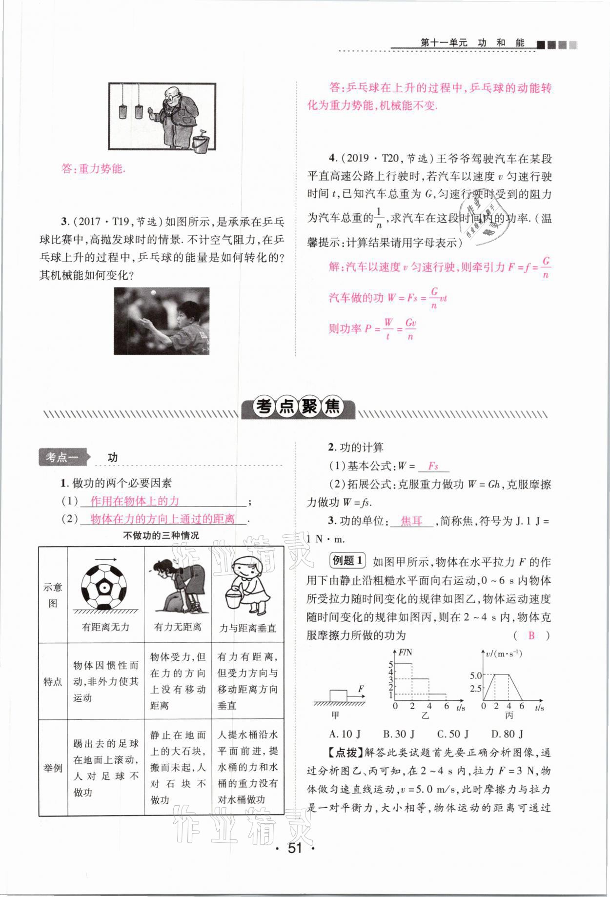 2021年中考新評(píng)價(jià)物理 參考答案第51頁(yè)