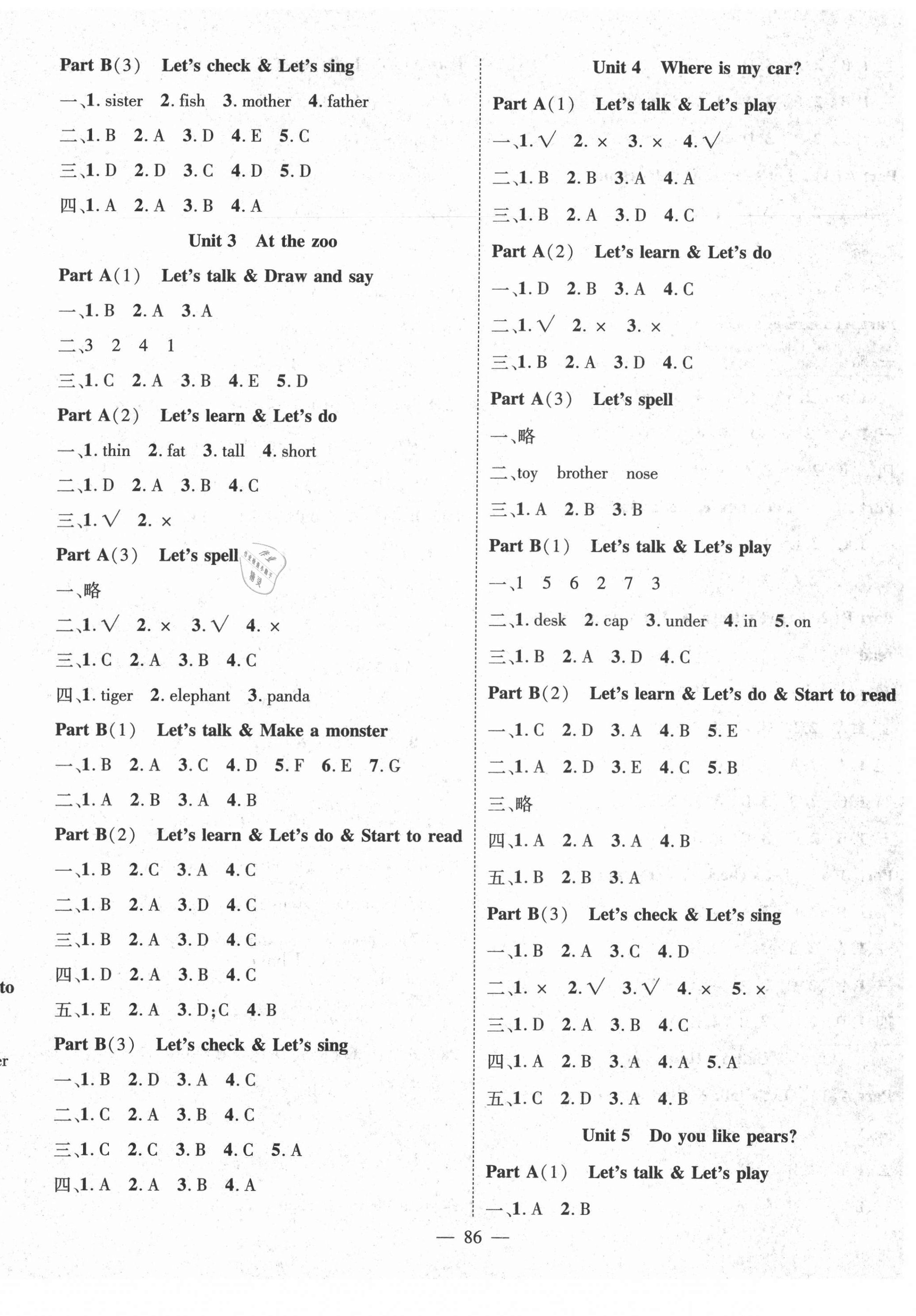 2021年優(yōu)質(zhì)課堂導(dǎo)學(xué)案三年級(jí)英語下冊(cè)人教版 第2頁