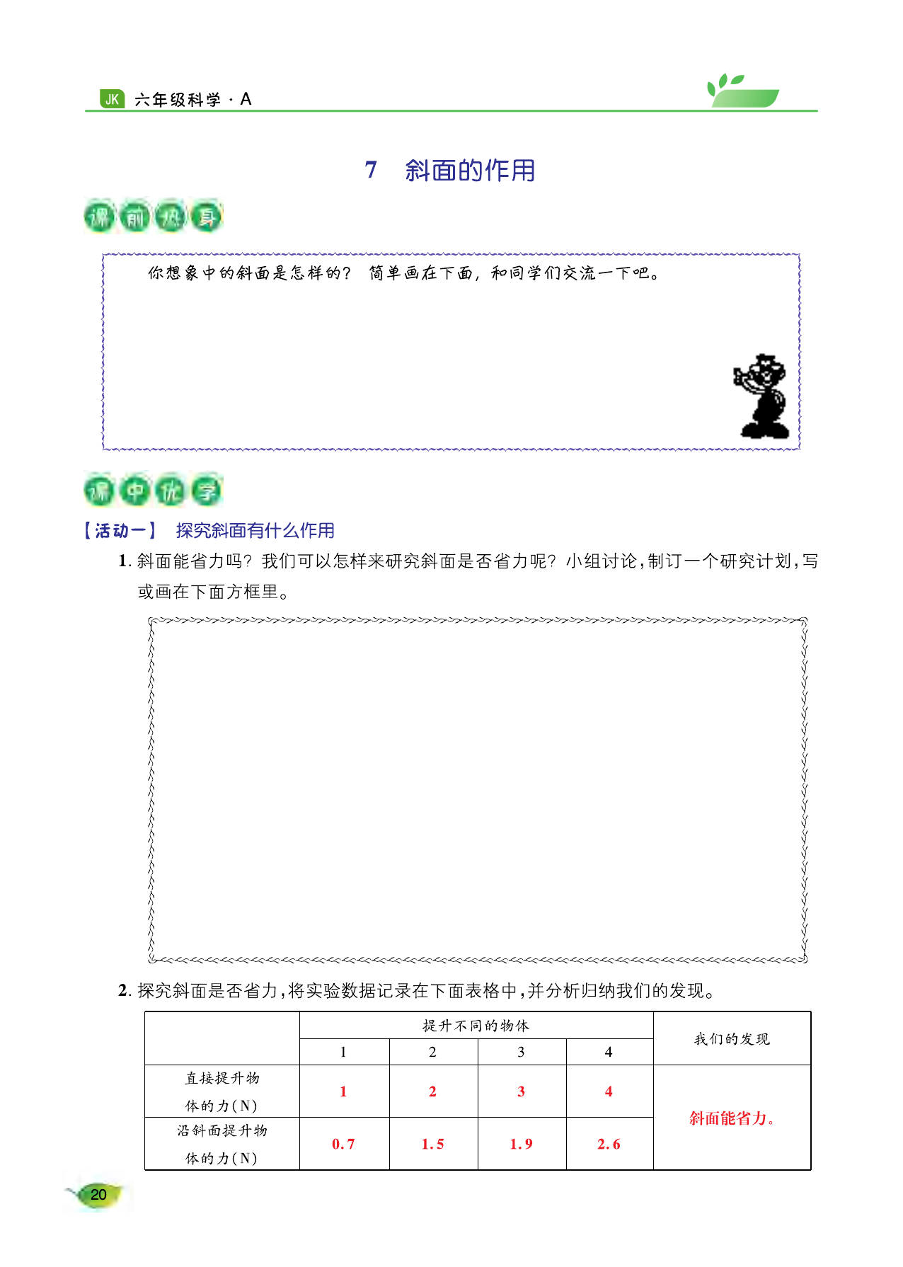 2021年玩轉(zhuǎn)科學(xué)六年級下冊教科版A 參考答案第19頁