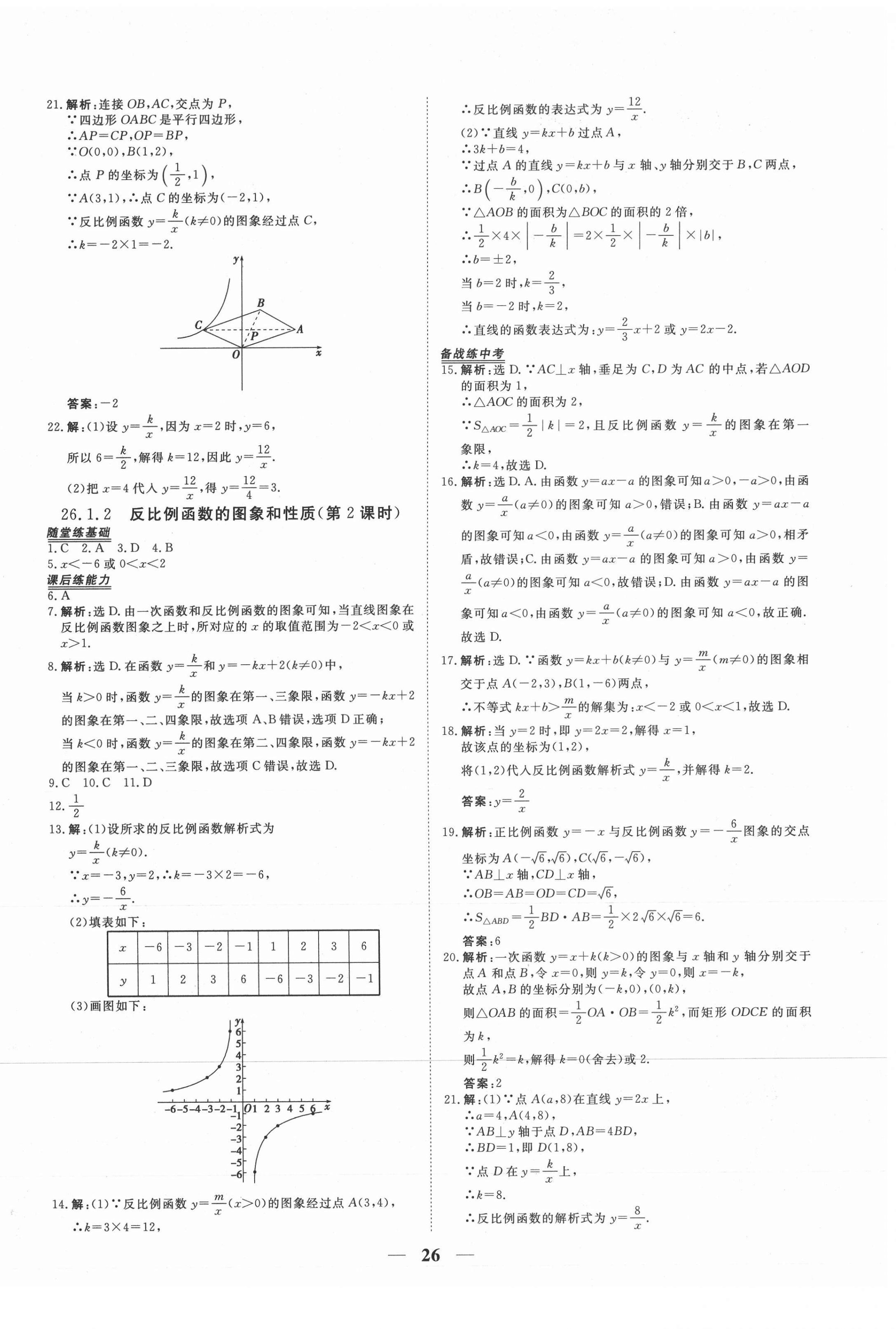 2021年新坐标同步练习九年级数学下册人教版青海专用 第2页