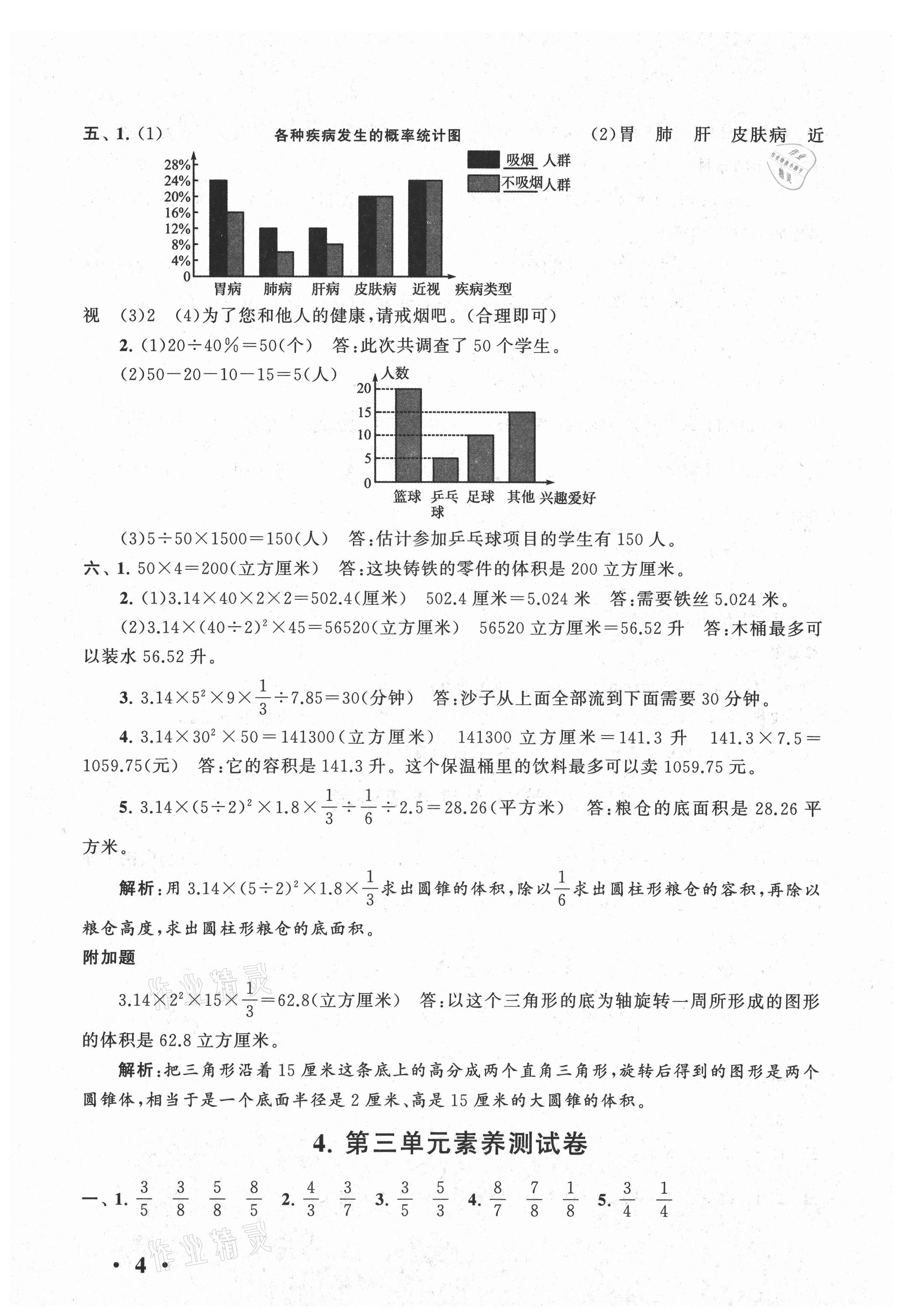 2021年經(jīng)典大試卷六年級數(shù)學下冊蘇教版 第4頁