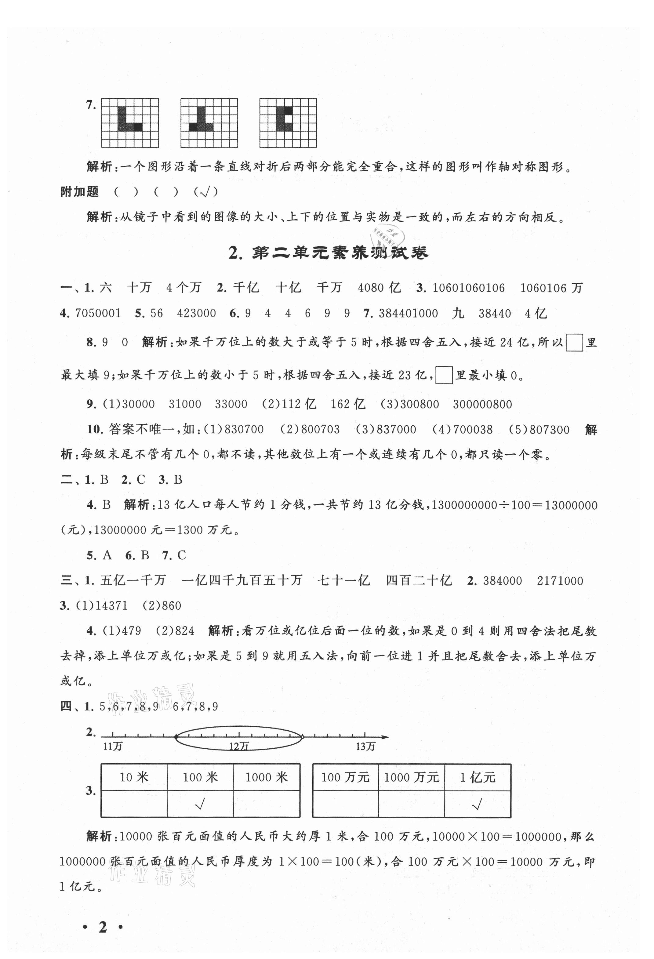 2021年经典大试卷四年级数学下册苏教版 第2页