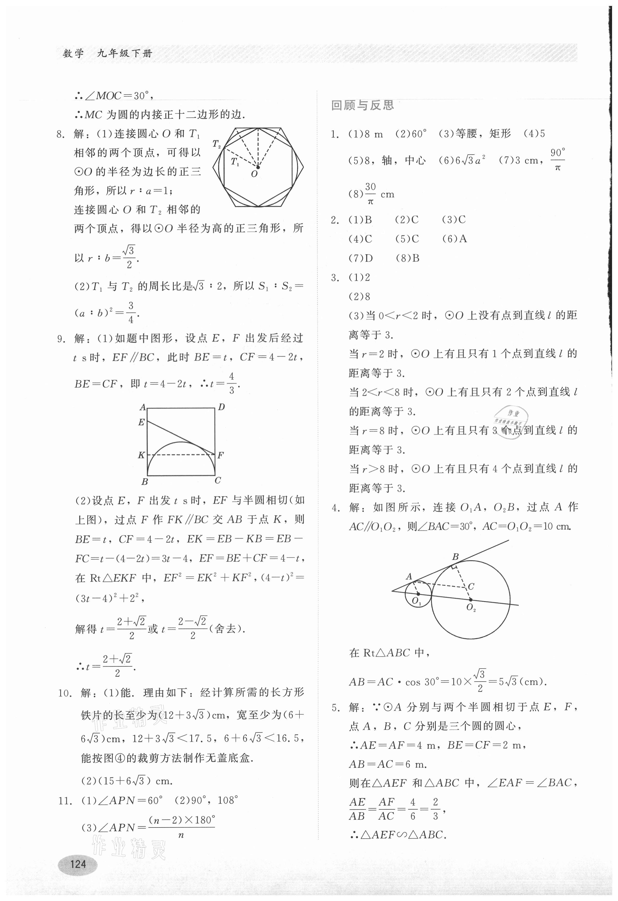 2021年同步練習冊九年級數(shù)學下冊冀教版河北教育出版社 第4頁