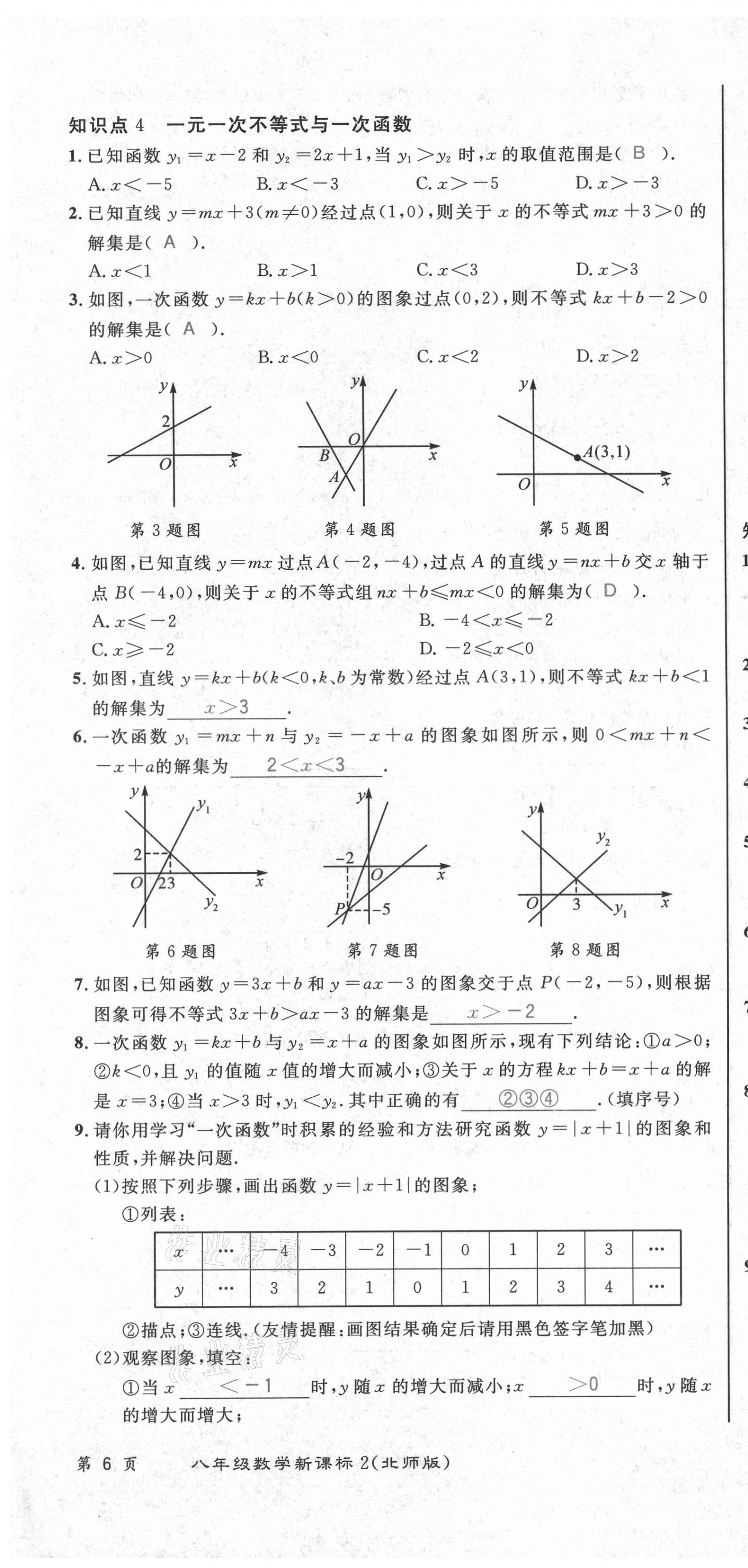 2021年百所名校精點(diǎn)試題八年級(jí)數(shù)學(xué)下冊(cè)北師大版 第16頁(yè)