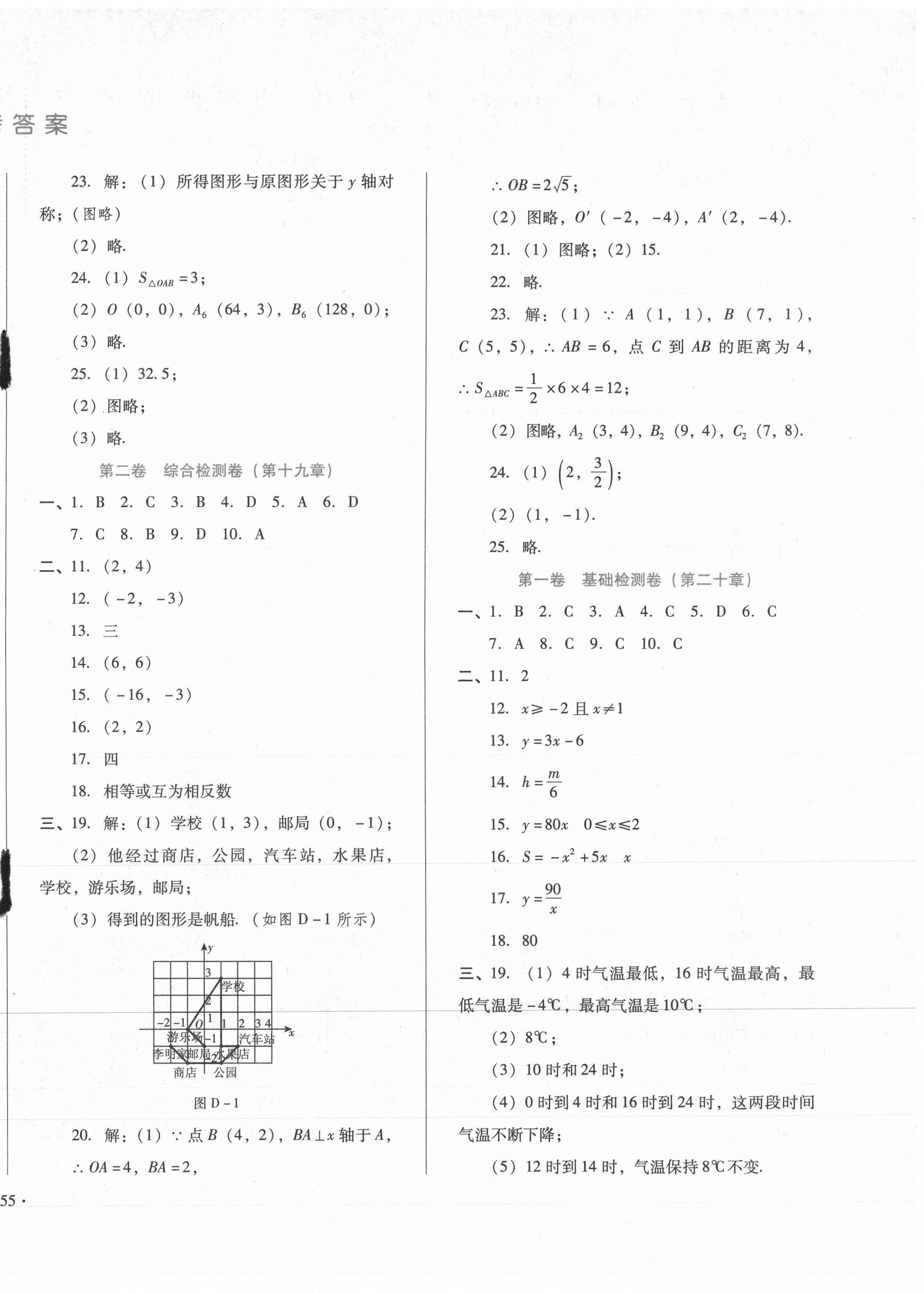 2021年中育1號(hào)金卷分類測(cè)試卷八年級(jí)數(shù)學(xué)下冊(cè)冀教版 第2頁(yè)