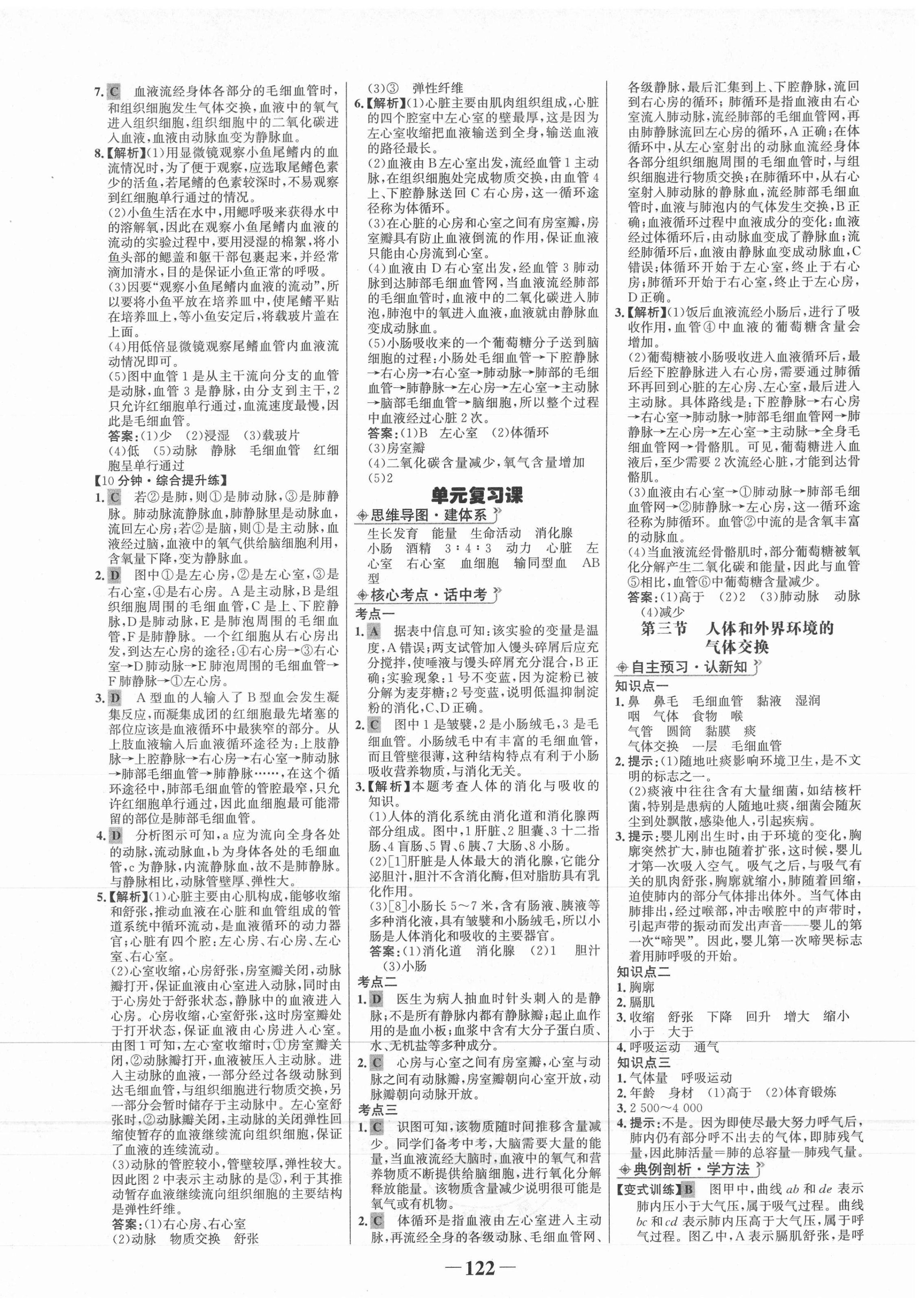 2021年世纪金榜金榜学案七年级生物下册北师大版 第6页