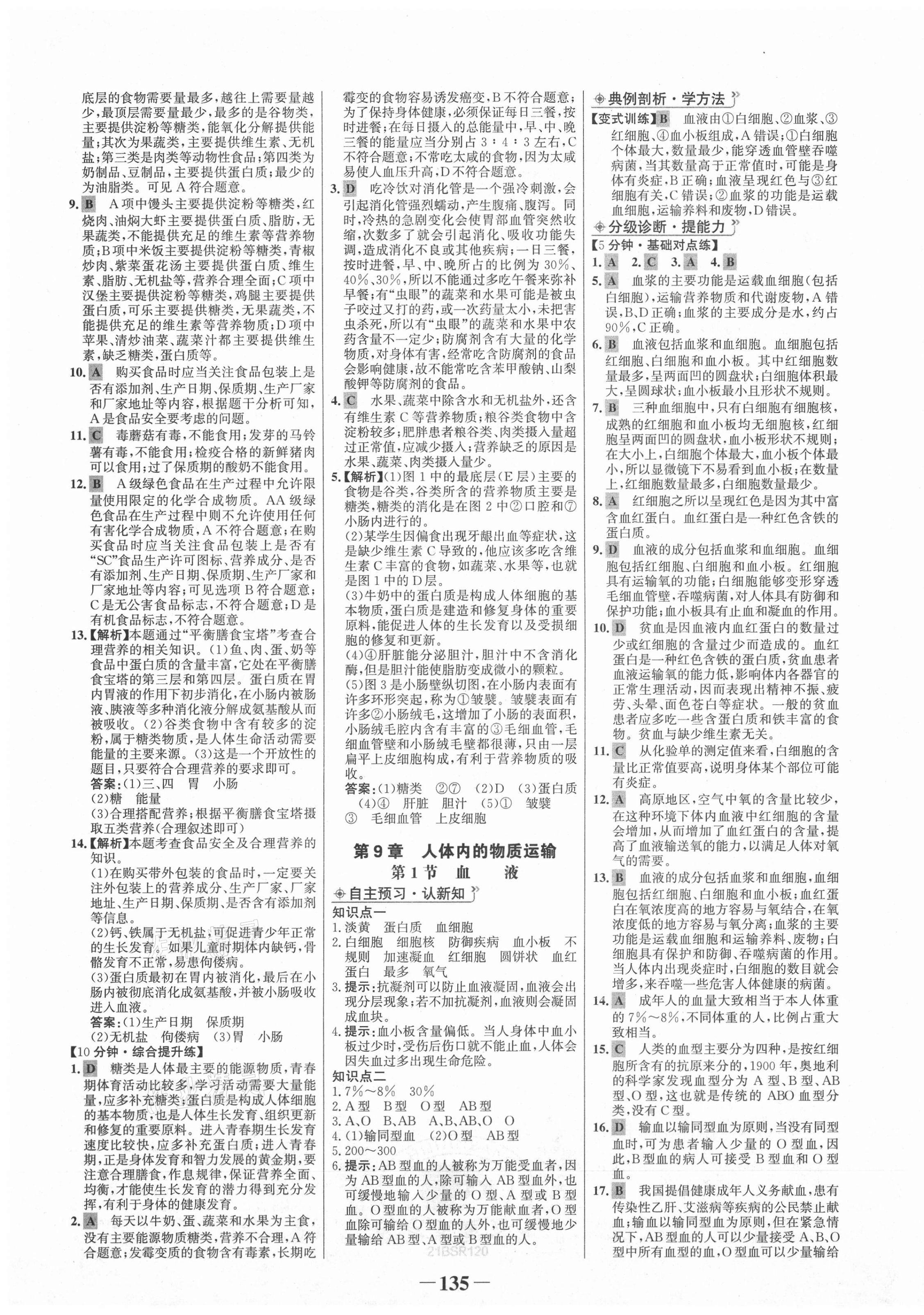 2021年世紀(jì)金榜金榜學(xué)案七年級生物下冊蘇教版 第3頁