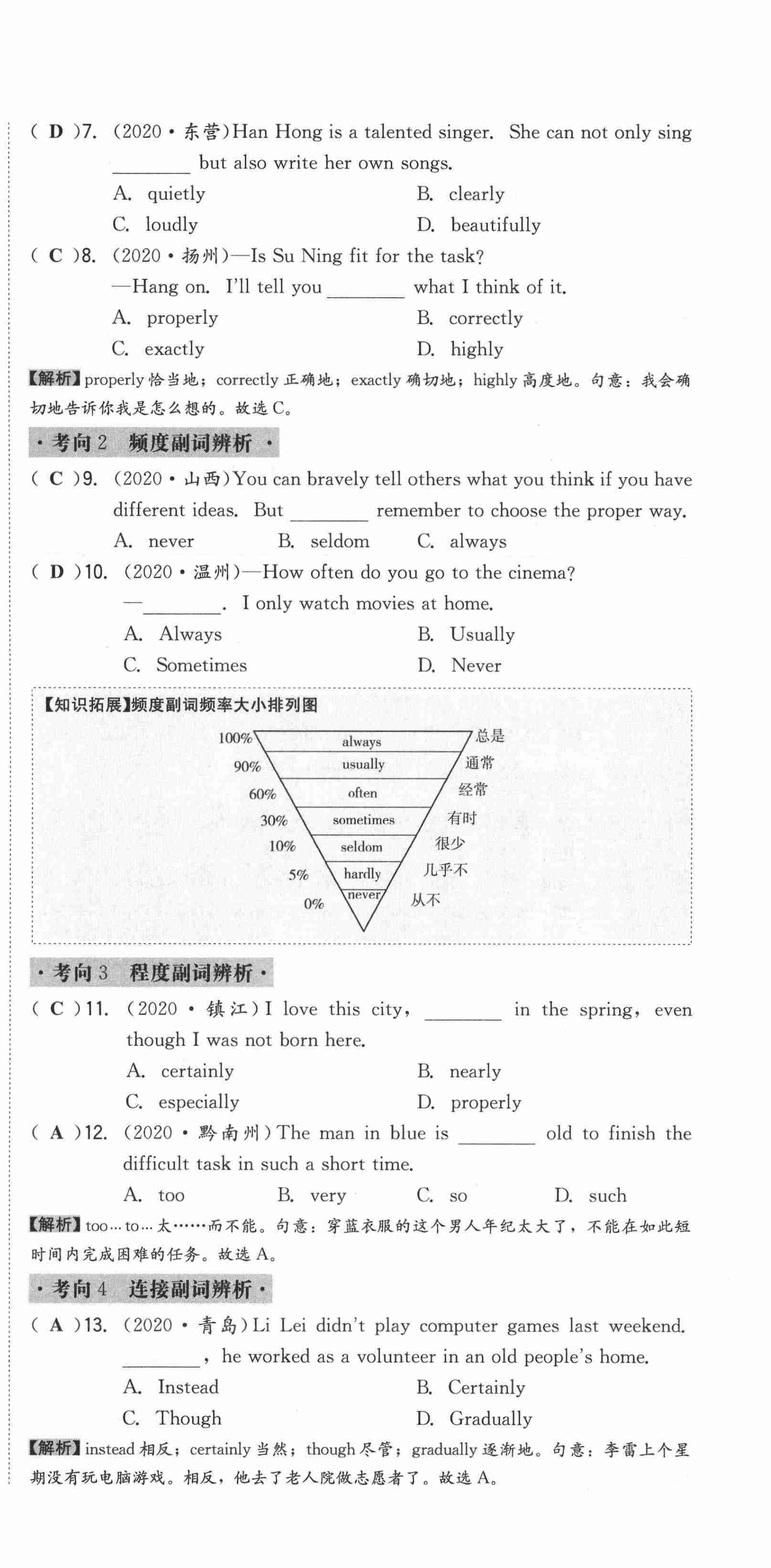 2021年中考命題大解密英語陽光出版社 第36頁