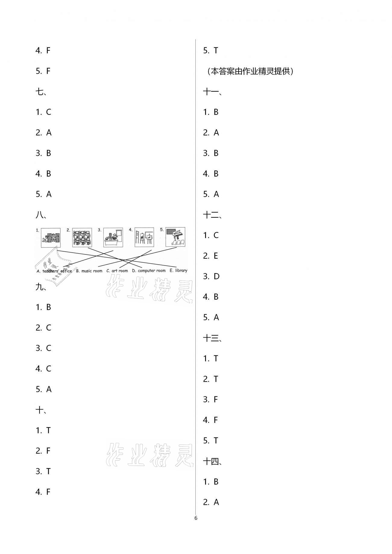 2021年新思維伴你學(xué)單元達(dá)標(biāo)測試卷四年級(jí)英語下冊(cè)人教版 第6頁