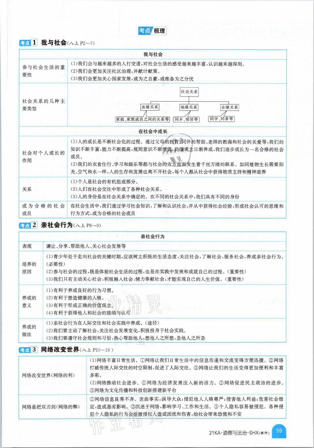 2021年金太陽(yáng)教育金太陽(yáng)考案道德與法治山西專版 參考答案第55頁(yè)