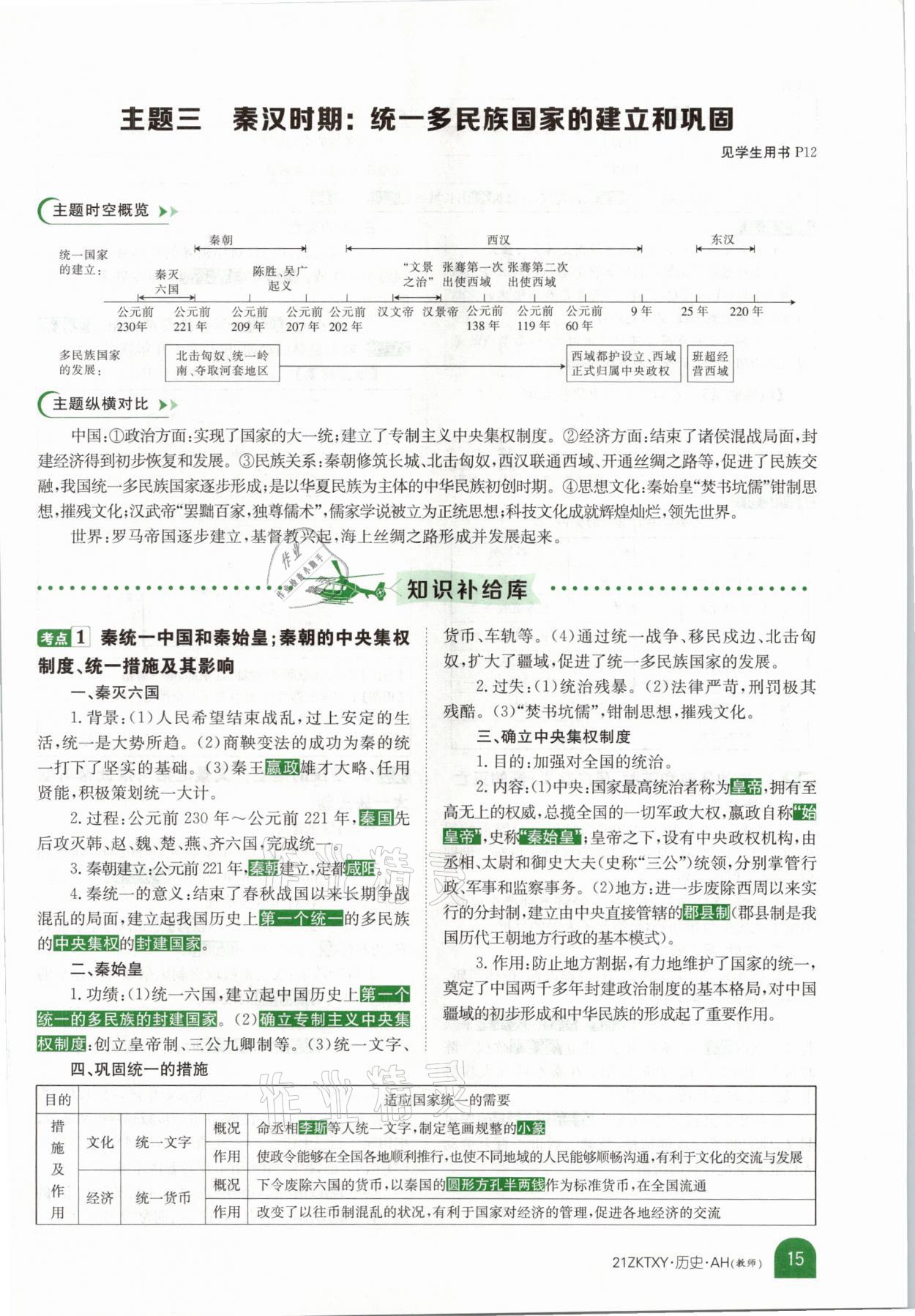 2021年中考特訓(xùn)營(yíng)歷史安徽專版 參考答案第11頁(yè)