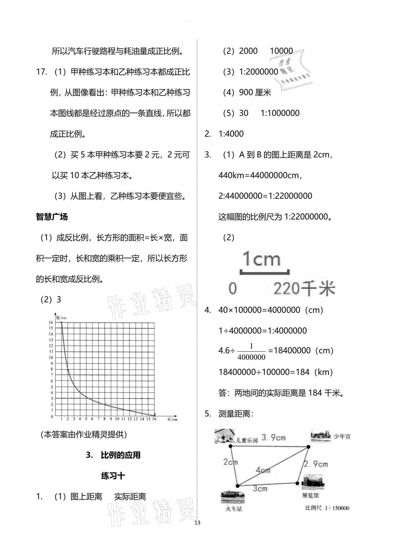 2021年智慧學(xué)習(xí)六年級(jí)數(shù)學(xué)下冊人教版 參考答案第13頁